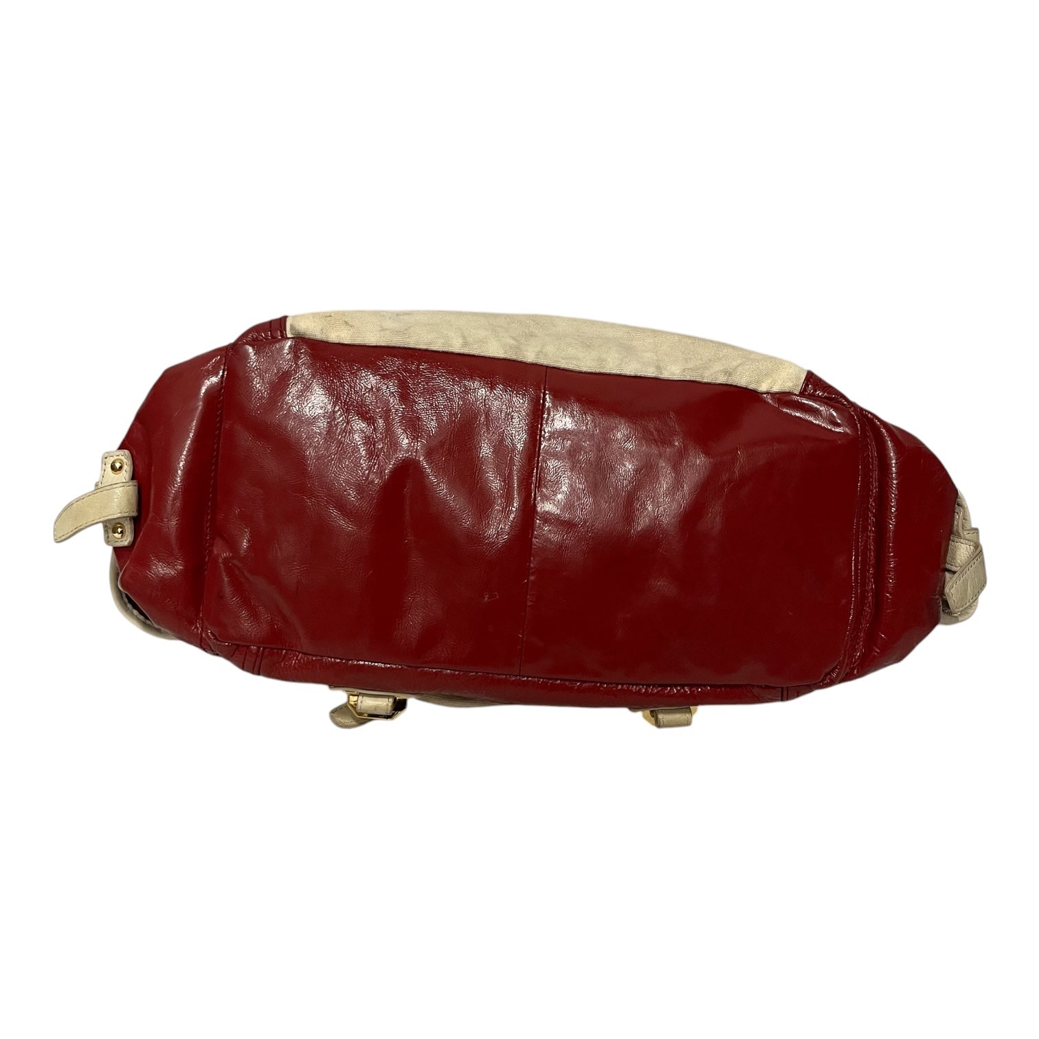 BCBG MAXAZRIA/Tote Bag/Leather/RED/gym studded bag view 4