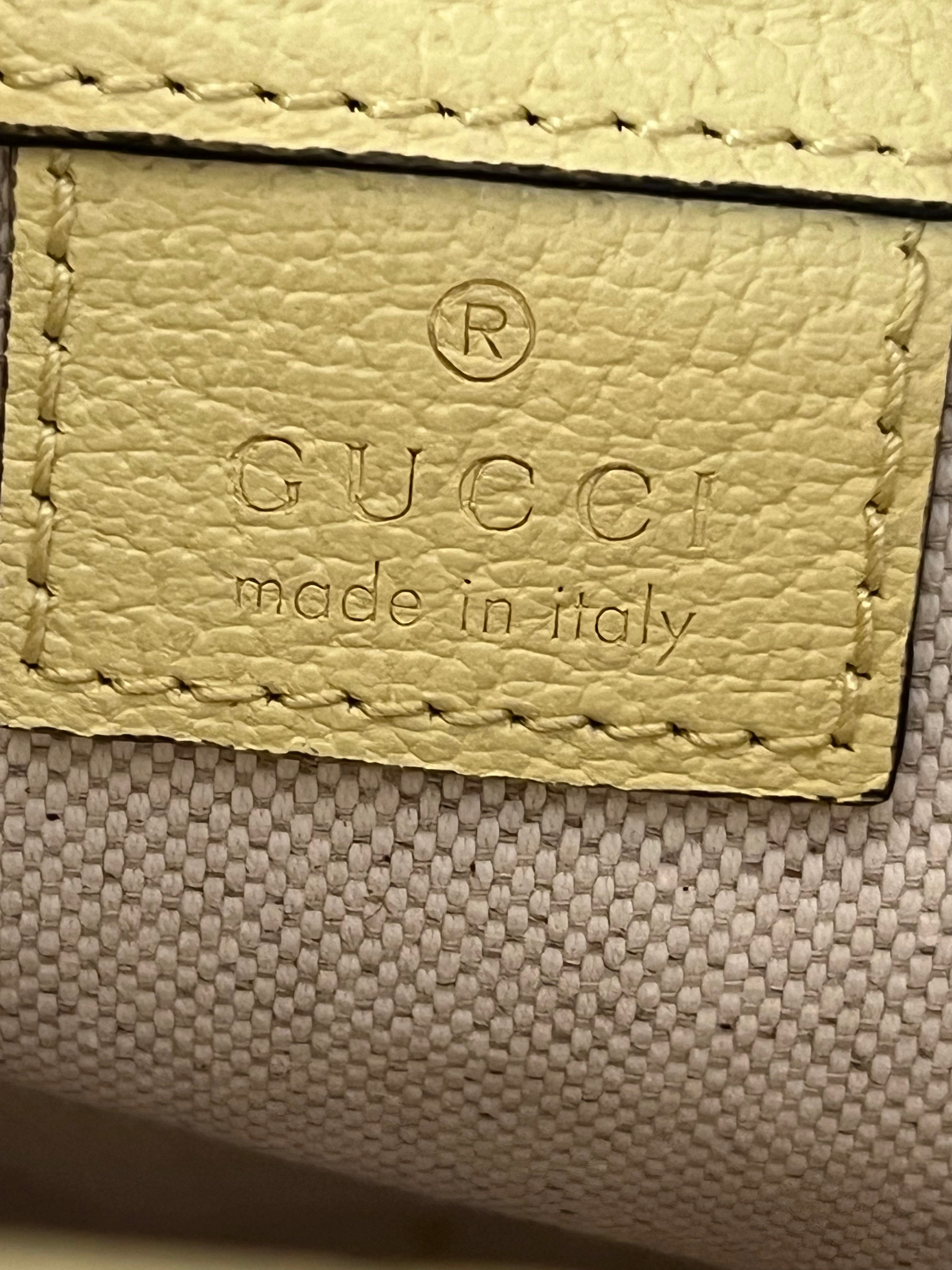 GUCCI/Cross Body Bag/All Over Print/Leather/YEL/550620 BIG GG ALLOVER CANVAS view 5