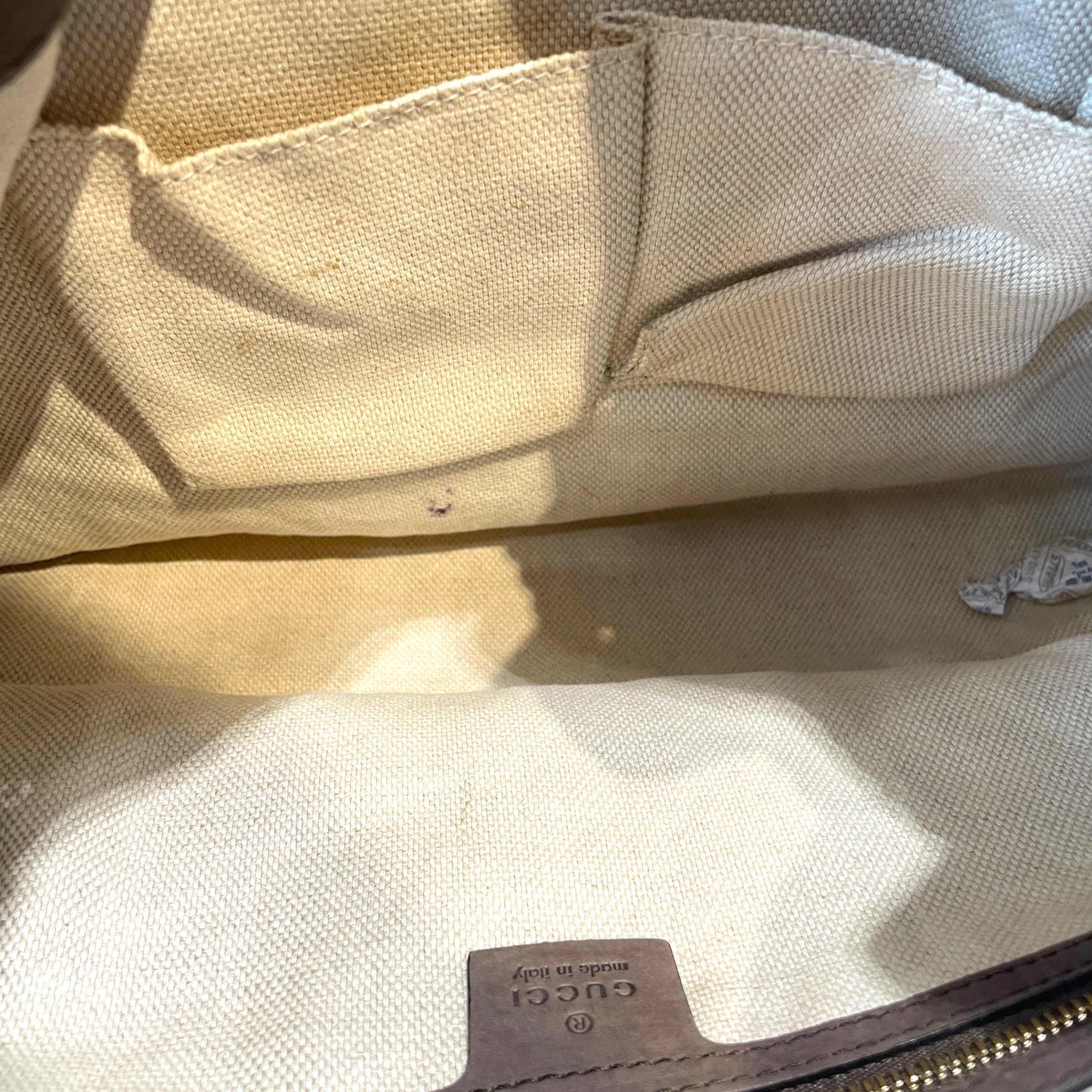 GUCCI/Tote Bag/Leather/PPL/Pebbled Calfskin Soho view 5