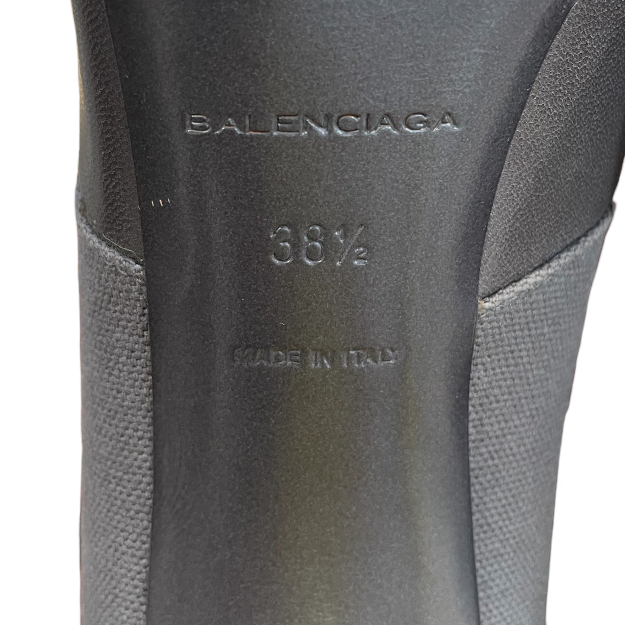 BALENCIAGA/Heels/EU 38.5/Leather/GRY/ view 6