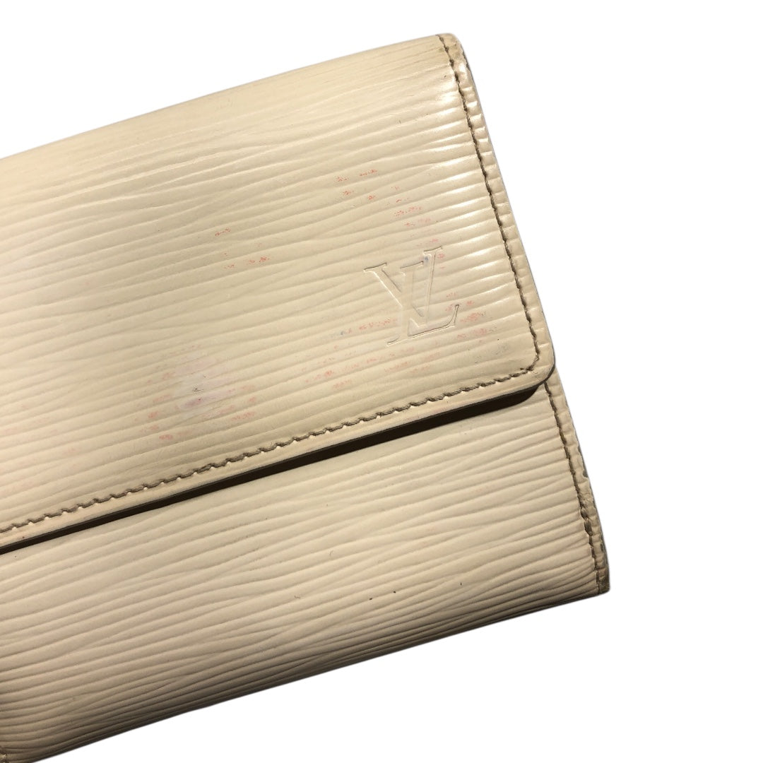 LOUIS VUITTON/Trifold Wallet/Leather/WHT/ view 3