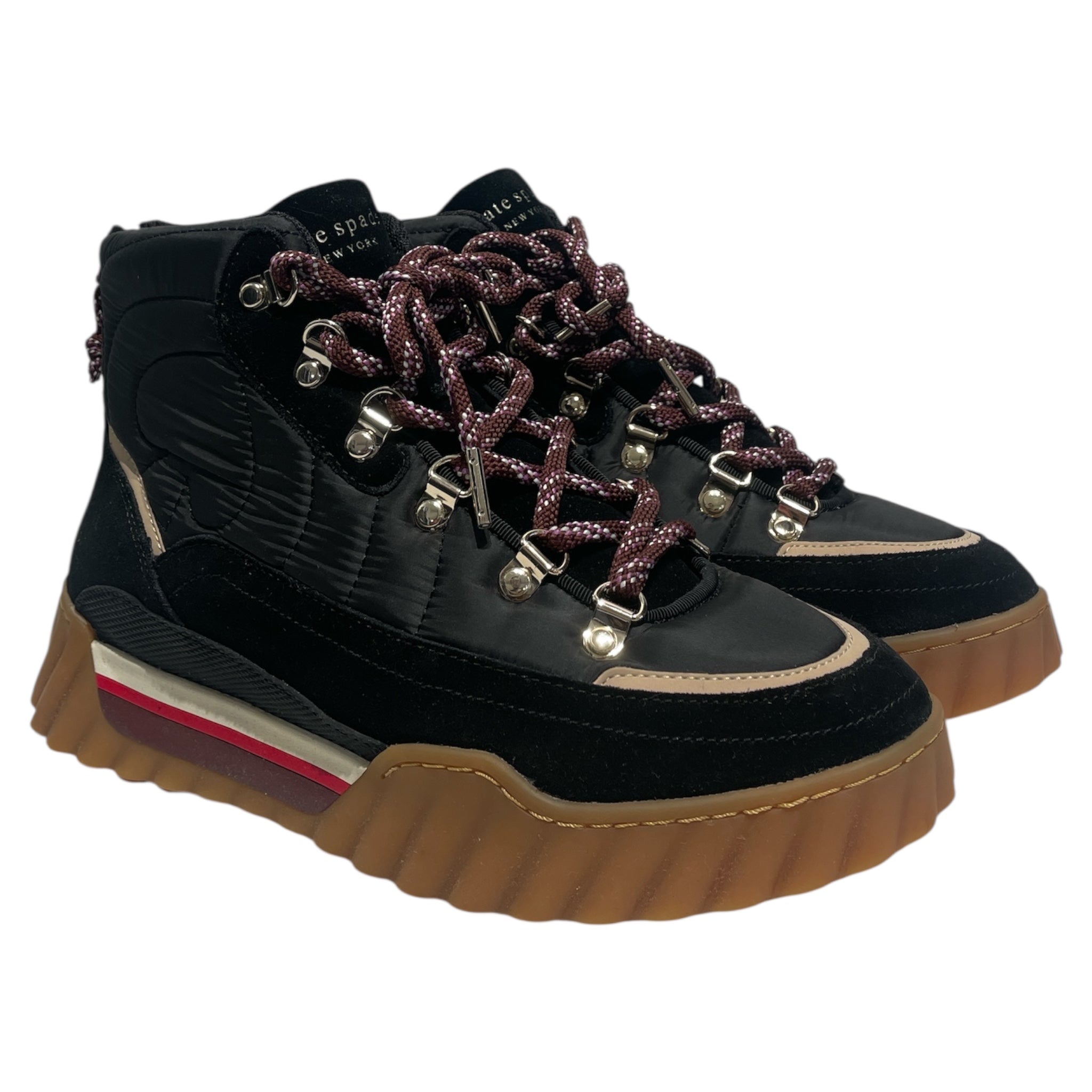 kate spade new york/Hi-Sneakers/US 9.5/Nylon/BLK/ view 1