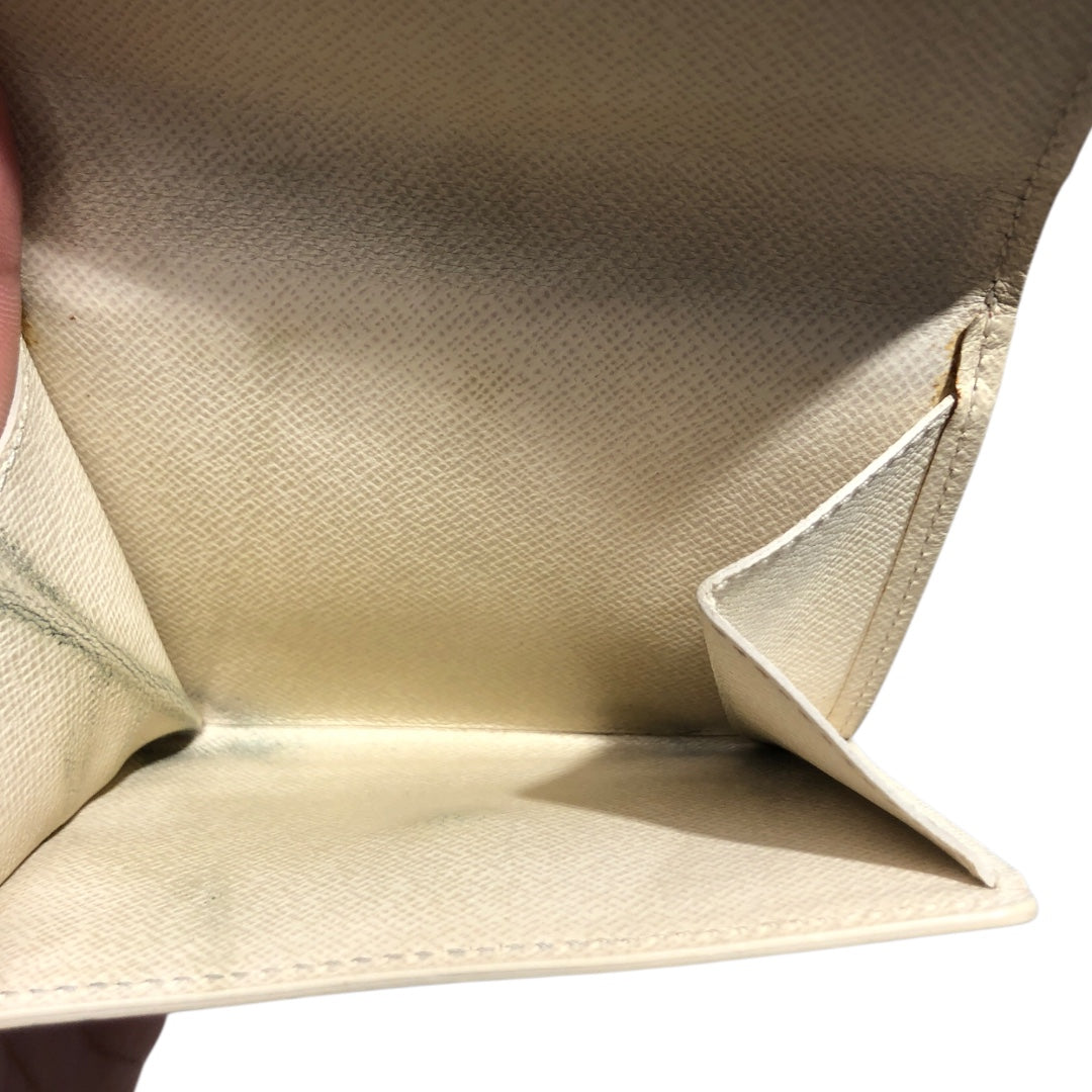 LOUIS VUITTON/Trifold Wallet/Leather/WHT/ view 4