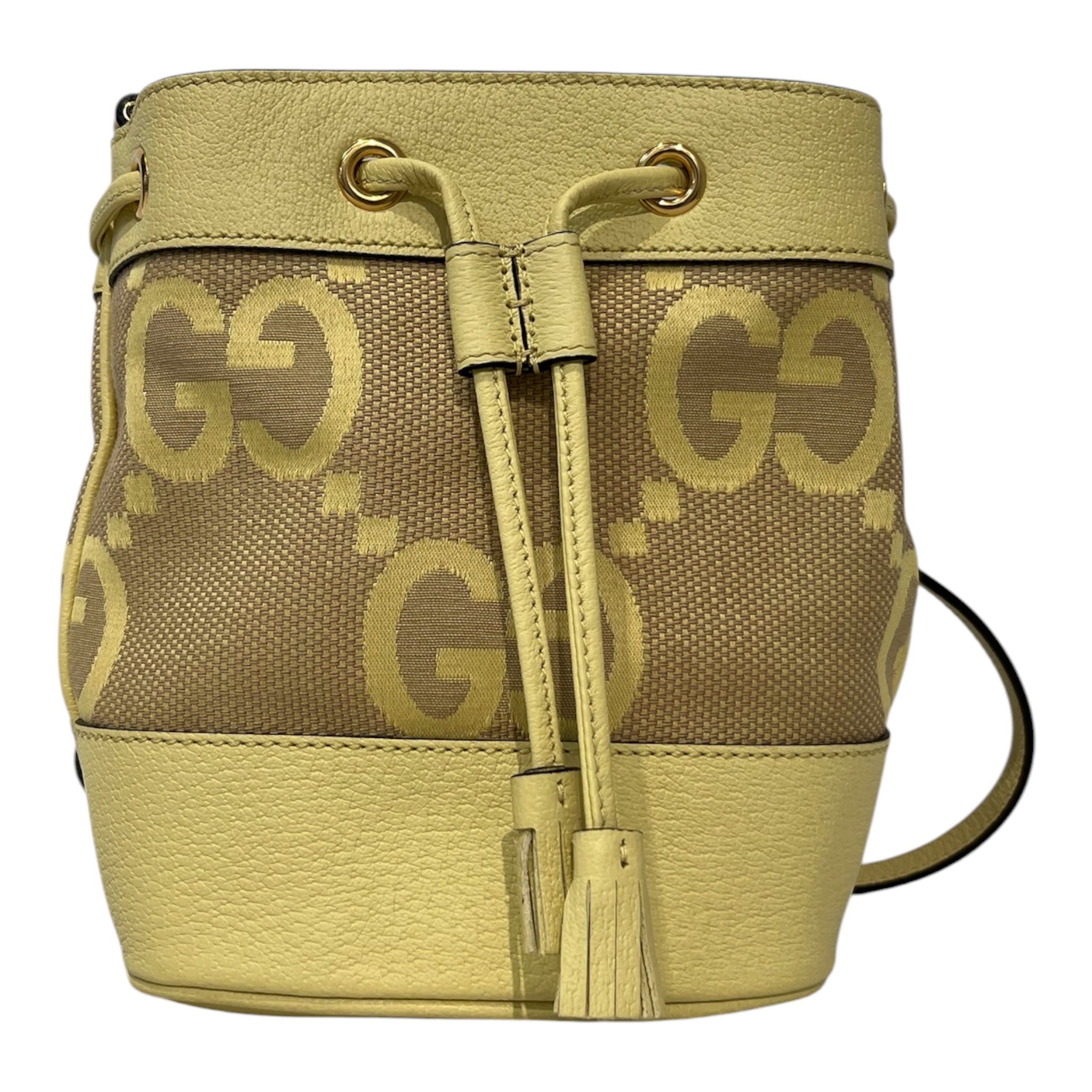 GUCCI/Cross Body Bag/All Over Print/Leather/YEL/550620 BIG GG ALLOVER CANVAS view 2
