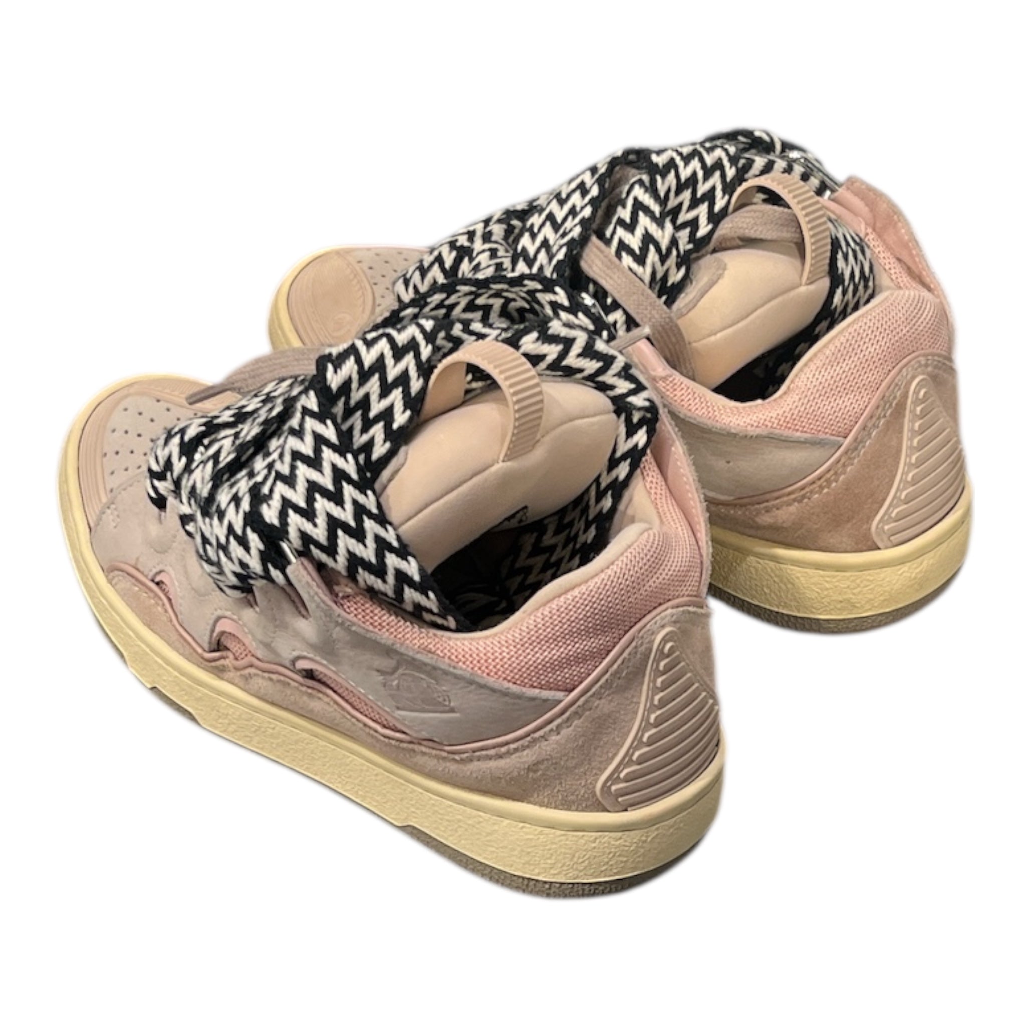 LANVIN/Low-Sneakers/US 5.5/All Over Print/PNK/ZIGZAGLACES view 2