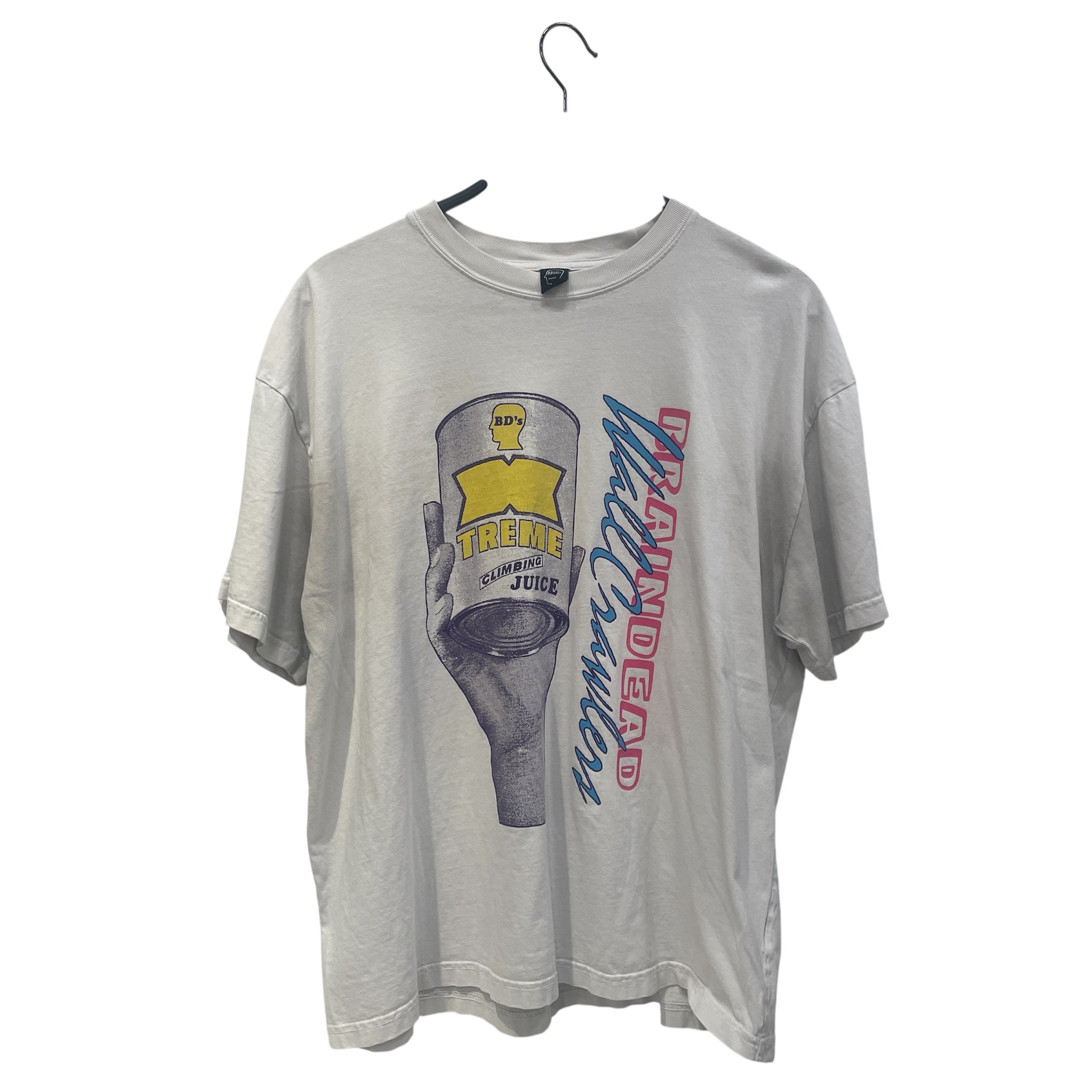 Brain Dead/T-Shirt/L/Cotton/WHT/Graphic/CLIMB JUICE view 1