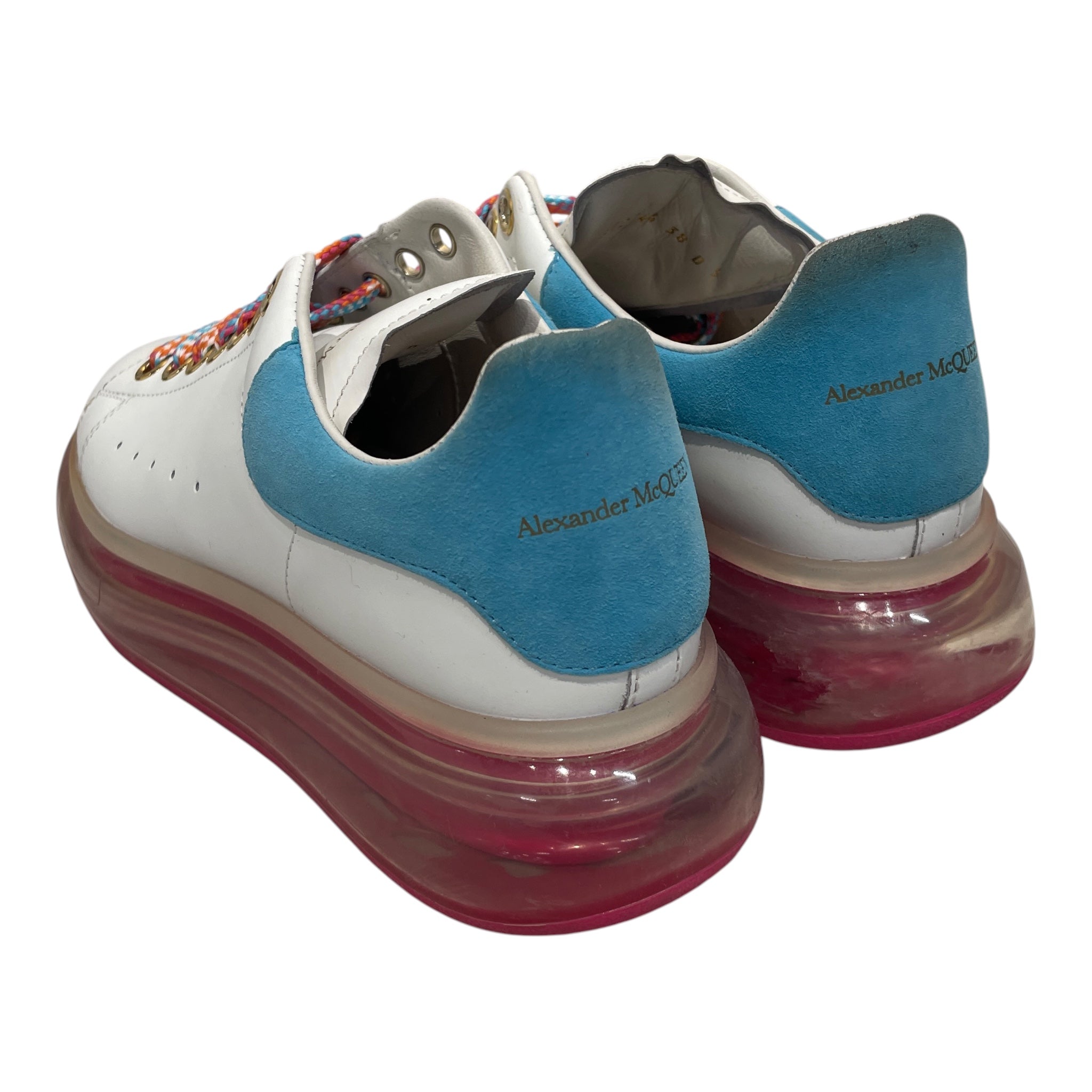 Alexander McQueen/Low-Sneakers/EU 38/Leather/WHT/LARRY OVERSIZED SNEAKER view 2
