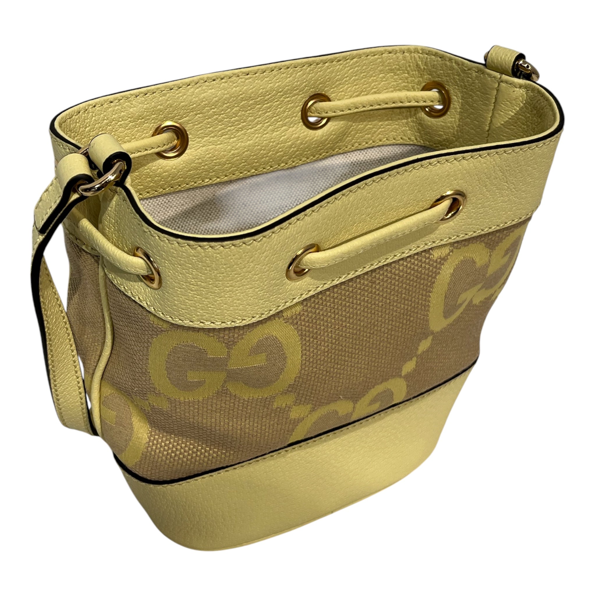 GUCCI/Cross Body Bag/All Over Print/Leather/YEL/550620 BIG GG ALLOVER CANVAS view 4