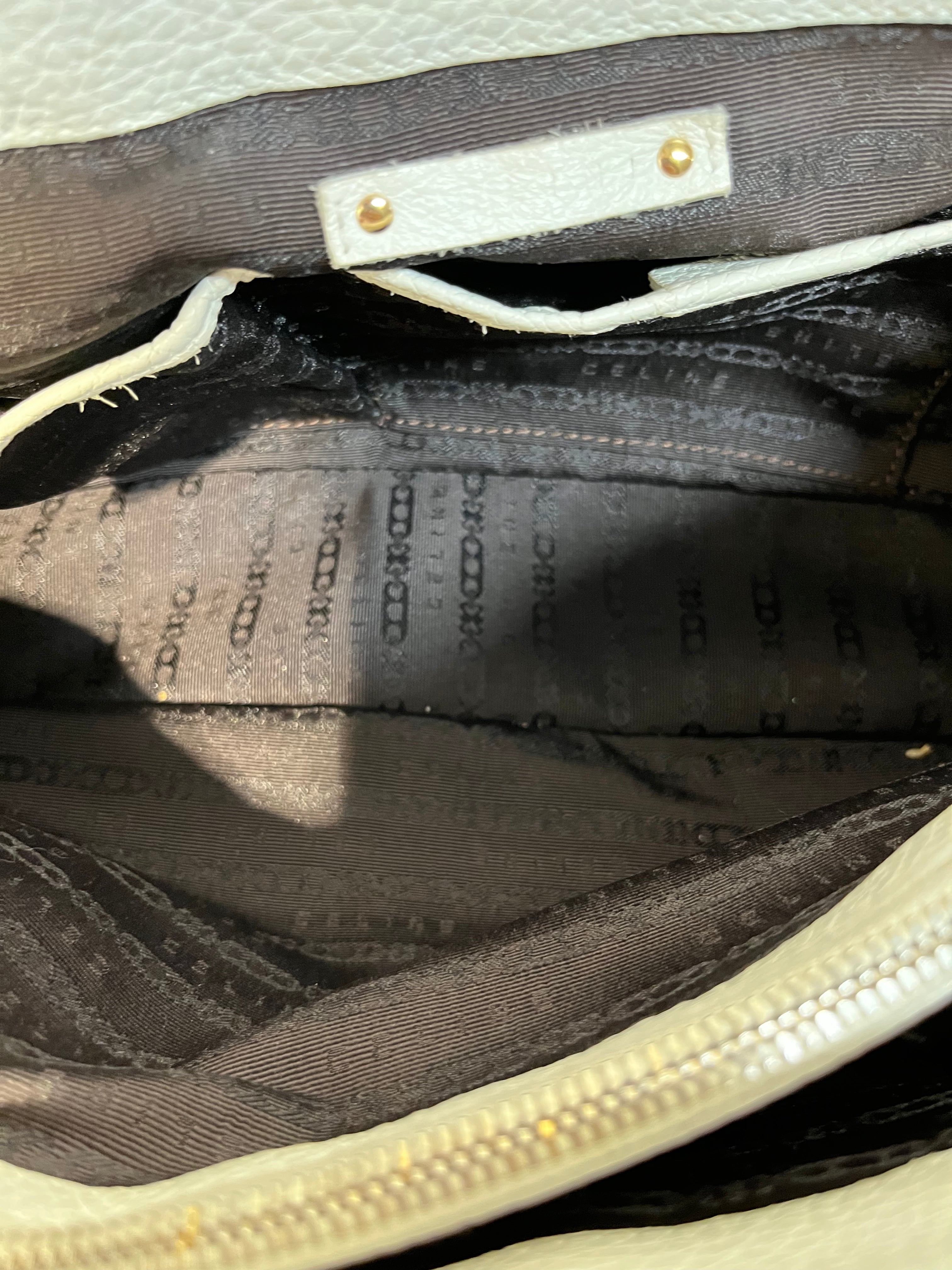 CELINE/Hand Bag/OS/Leather/WHT/47021873 view 4