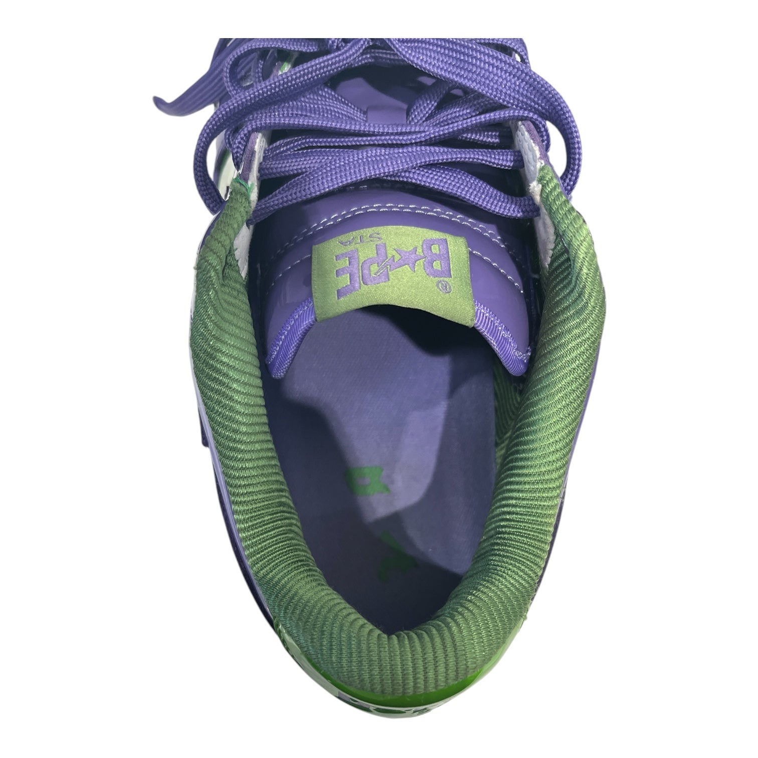 BAPE STA!/Low-Sneakers/US 11/PPL/PURPLE/GREEN view 3