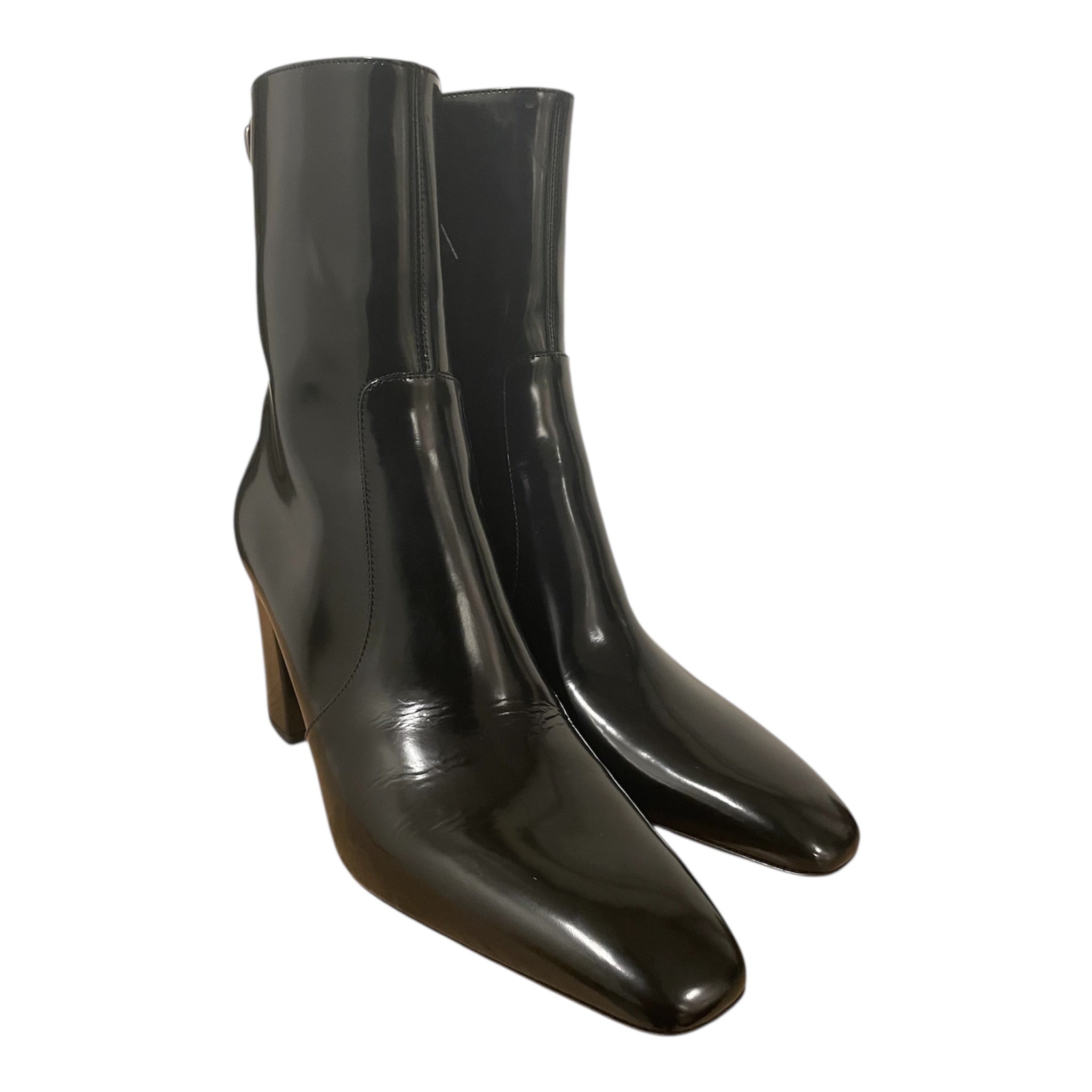 SAINT LAURENT/Heels/EU 36.5/Leather/BLK/762875 view 1