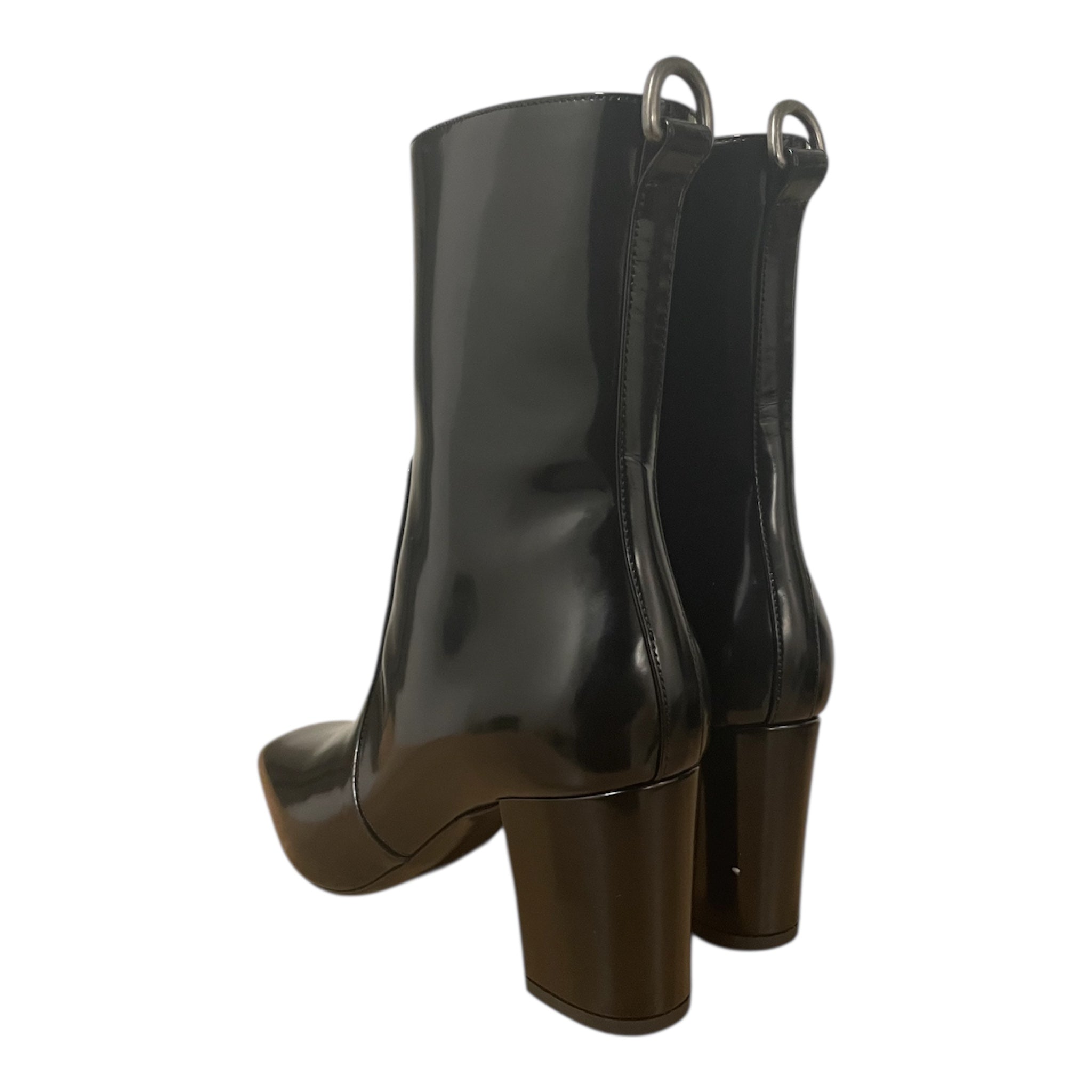 SAINT LAURENT/Heels/EU 36.5/Leather/BLK/762875 view 2