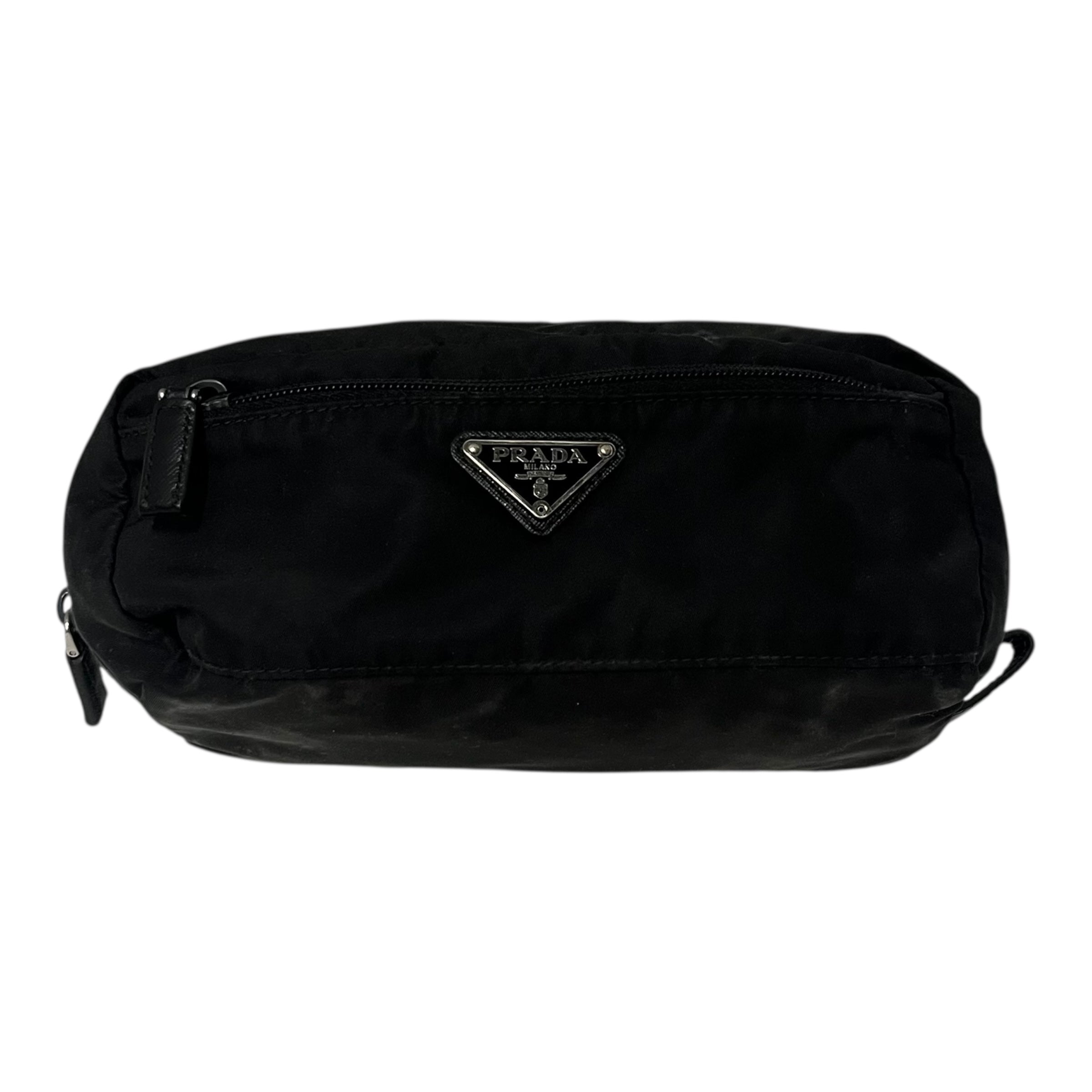 PRADA/Pouch/Nylon/BLK/pouch nylon view 1