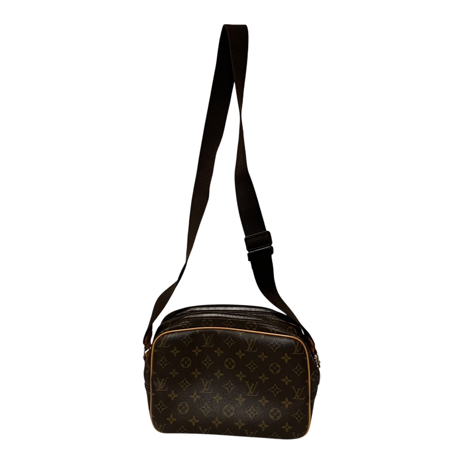 LOUIS VUITTON/Cross Body Bag/Leather/BRW/monogram reporter pm view 2