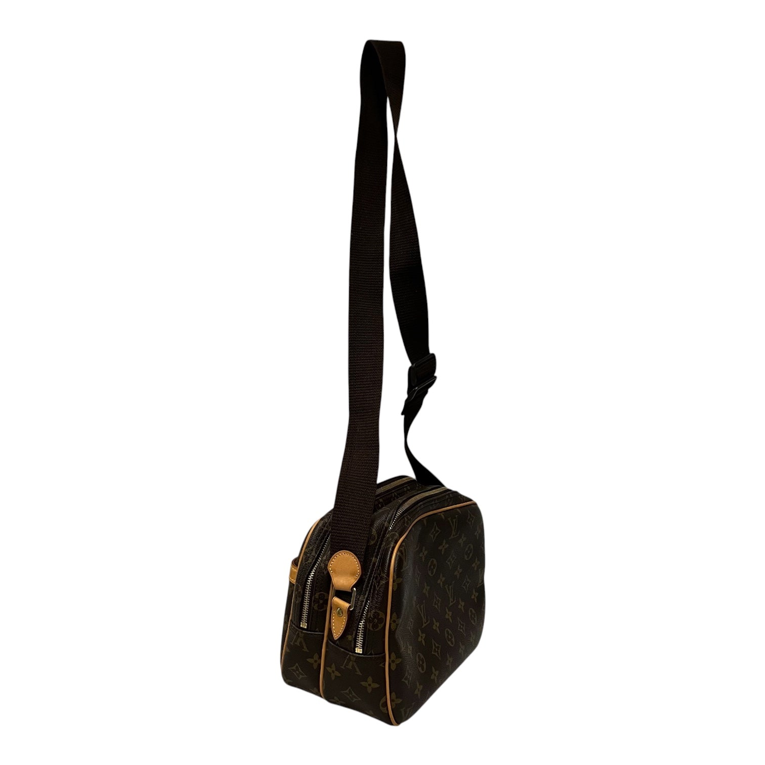 LOUIS VUITTON/Cross Body Bag/Leather/BRW/monogram reporter pm view 3