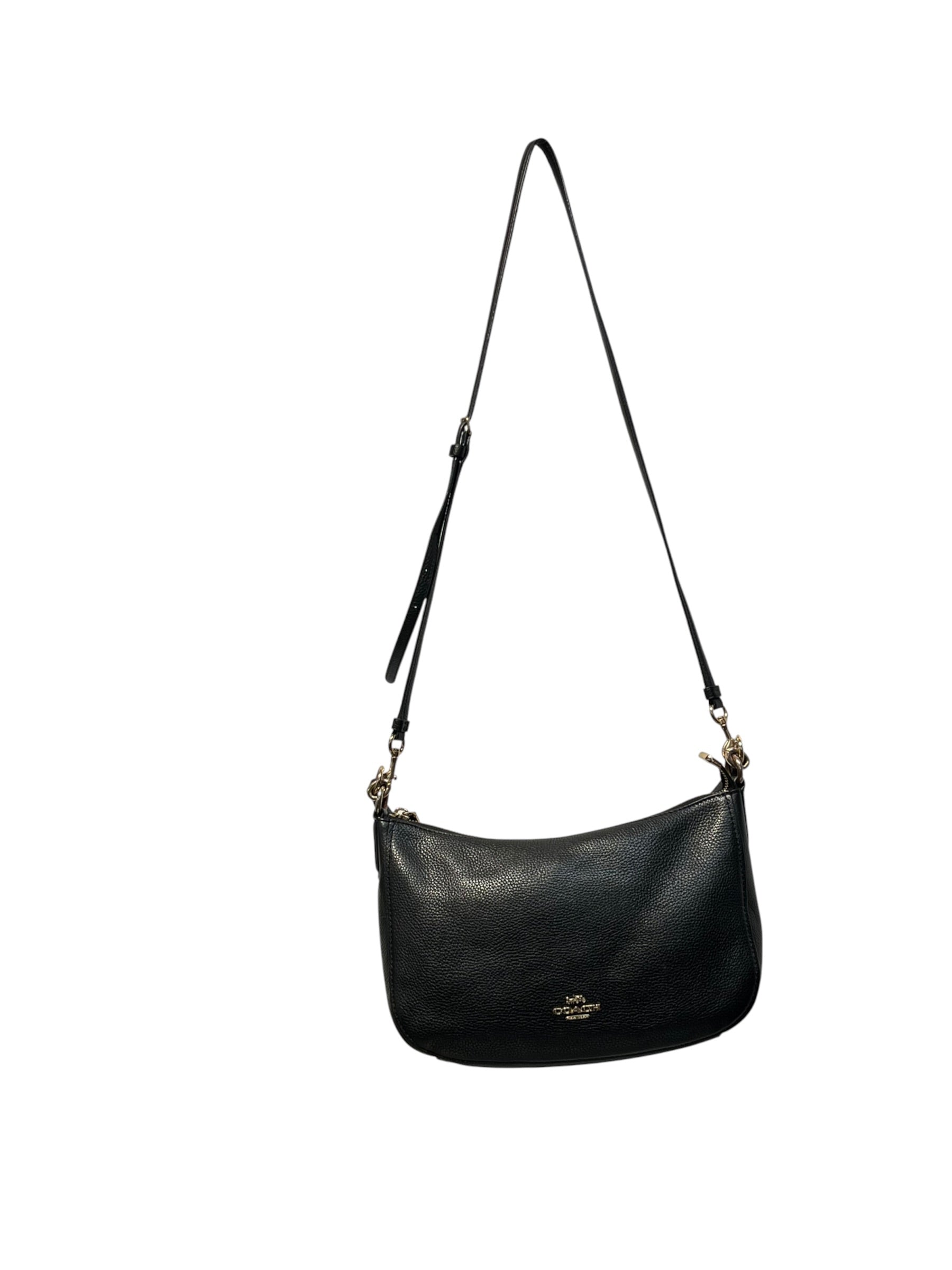 COACH/Cross Body Bag/Leather/BLK/Teri Hobo view 1