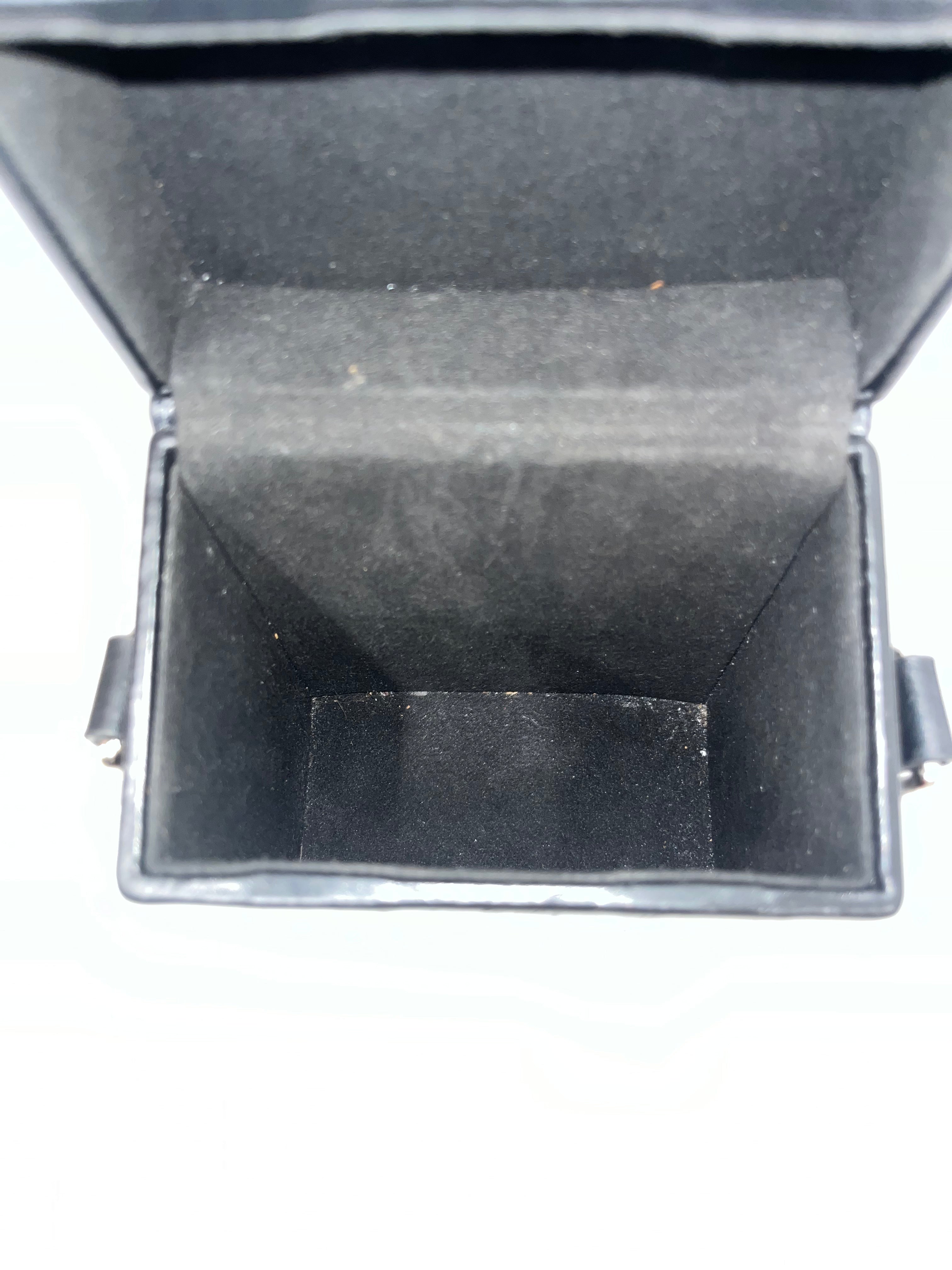 HELIOT EMIL/Bag/Leather/BLK/LEATHER STRAP BOX BAG view 7