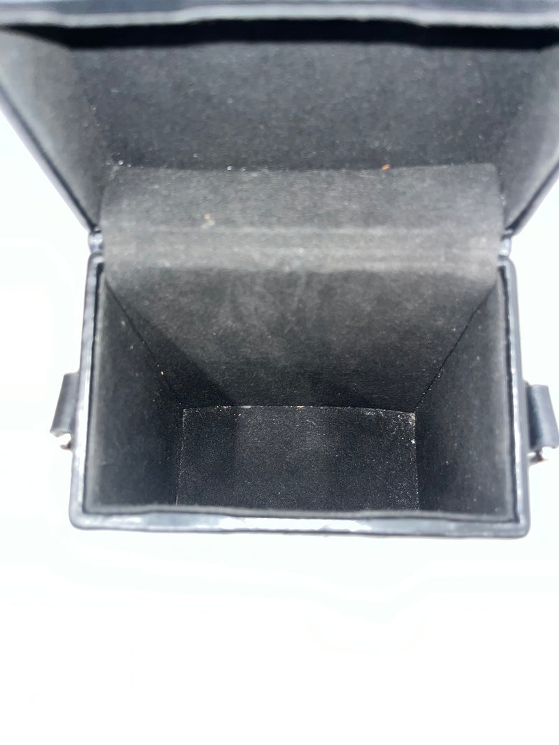 HELIOT EMIL/Bag/Leather/BLK/LEATHER STRAP BOX BAG
