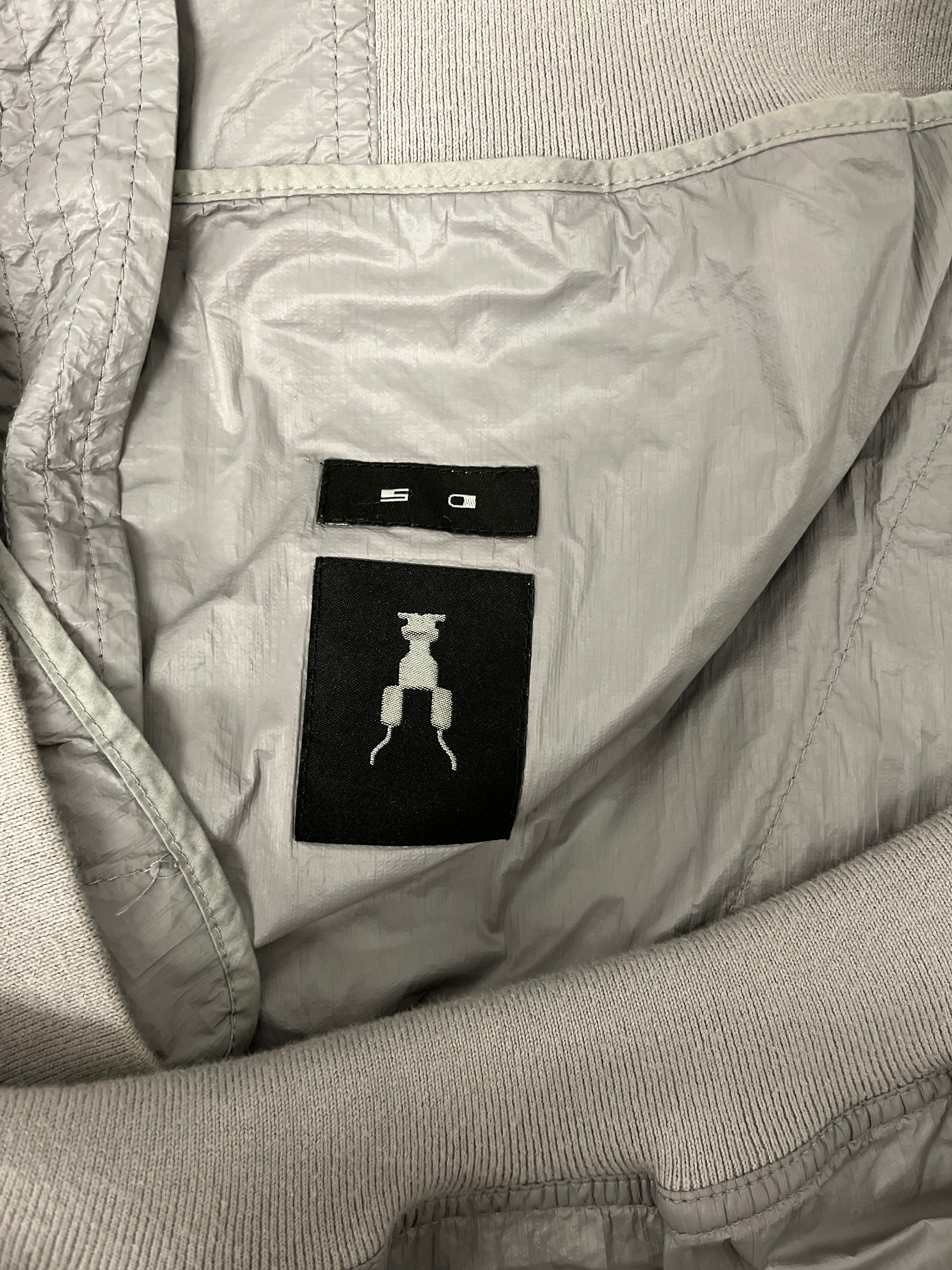 RICK OWENS DRKSHDW/Jacket/XL/Polyester/GRY/SS18 DIRT FLIGHT BOMBER view 3
