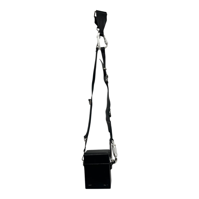 HELIOT EMIL/Bag/Leather/BLK/LEATHER STRAP BOX BAG