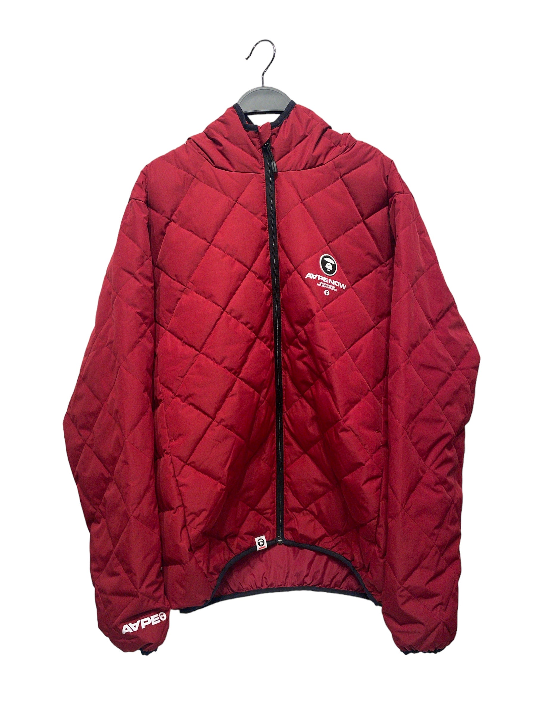 AAPE BY A BATHING APE/Puffer Jkt/XL/Red/Polyester/AAPDNM7472XXH/AAPDNM7472XXH view 1