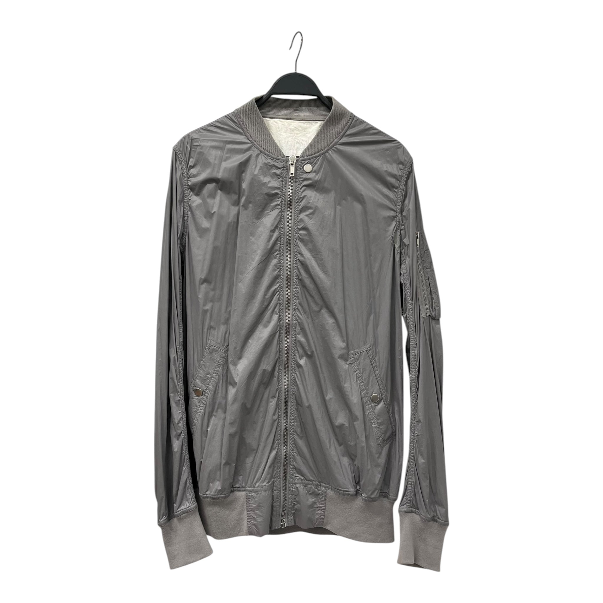 RICK OWENS DRKSHDW/Jacket/XL/Polyester/GRY/SS18 DIRT FLIGHT BOMBER view 1
