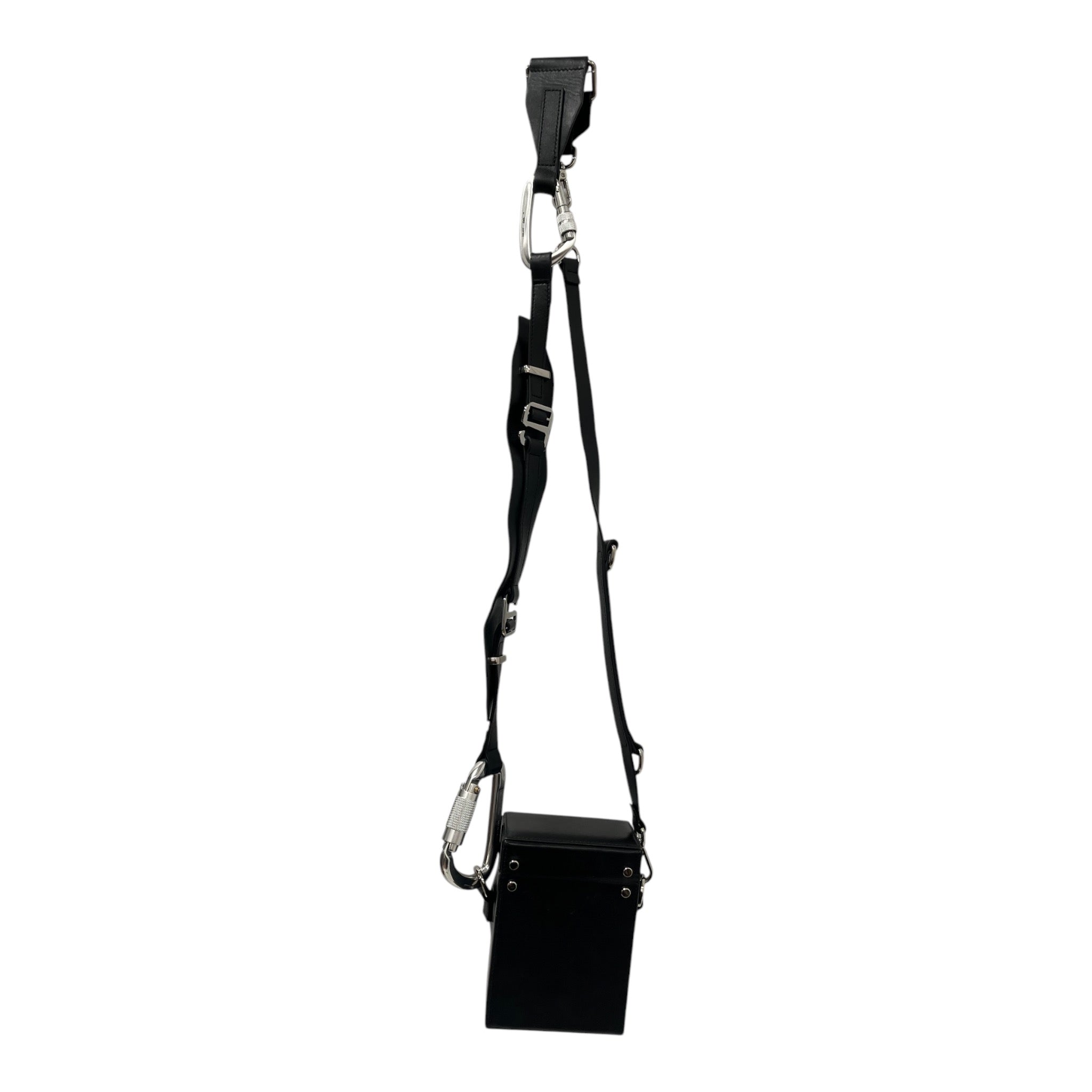 HELIOT EMIL/Bag/Leather/BLK/LEATHER STRAP BOX BAG view 2