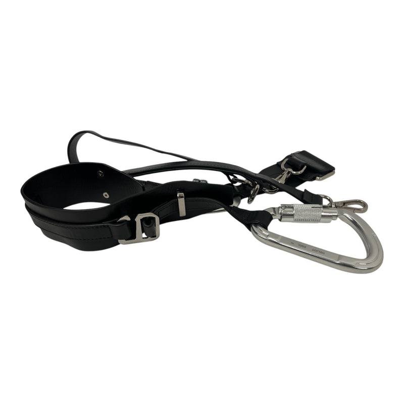 HELIOT EMIL/Bag/Leather/BLK/LEATHER STRAP BOX BAG