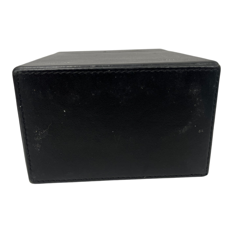 HELIOT EMIL/Bag/Leather/BLK/LEATHER STRAP BOX BAG