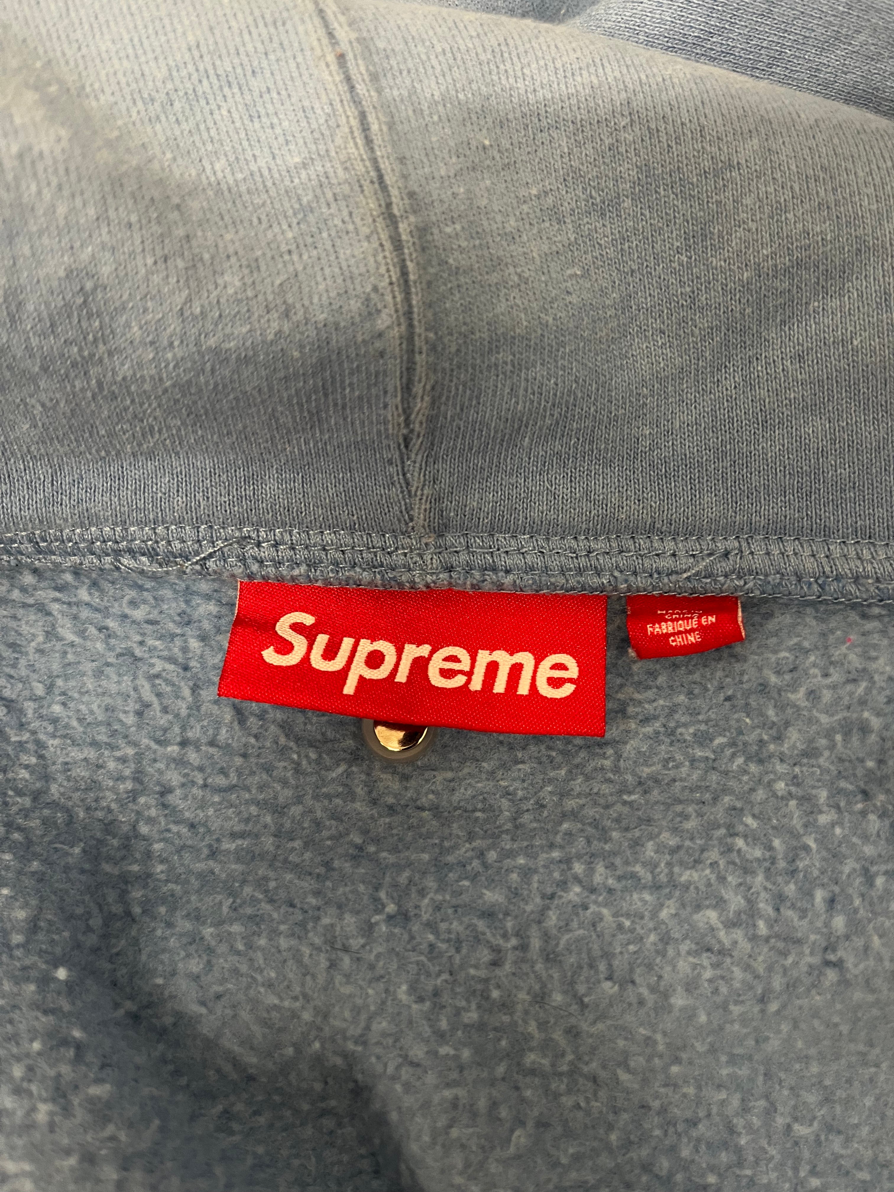 Supreme/b.b.simon/Hoodie/M/Cotton/BLU/RHINESTONE ZIP-UP HOODIE view 3