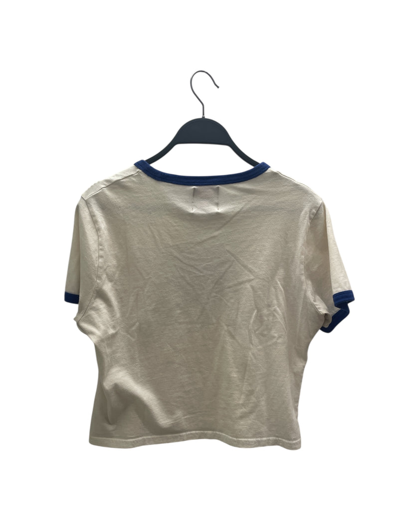 Heaven By Marc Jacobs/T-Shirt/L/Cotton/WHT/BLUE TEDDY | BLUE STRIPE