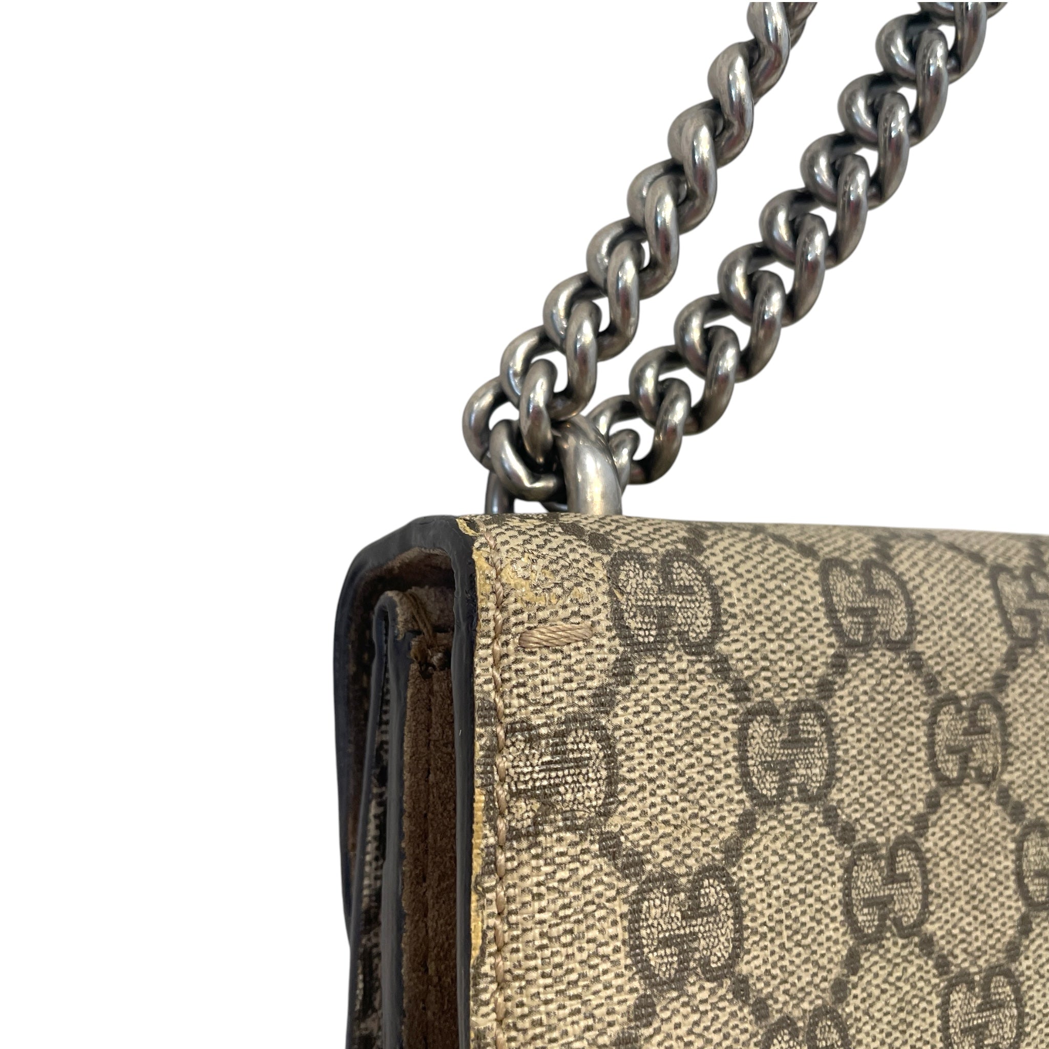 GUCCI/Hand Bag/Monogram/Leather/BEG/GG Supreme Dionysus Mini view 5