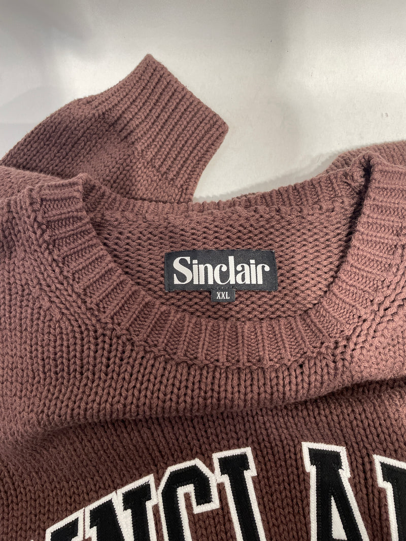 SINCLAIR/Sweater/XXL/Wool/BRW/