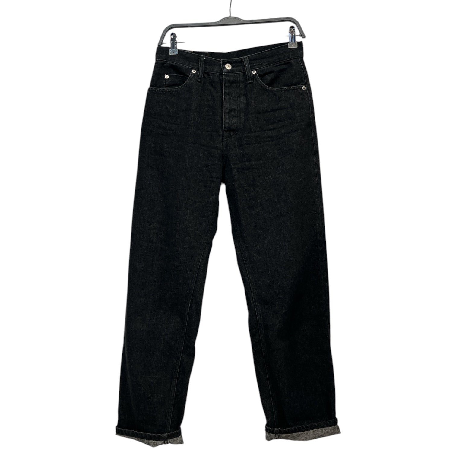 GALERIE VIE/Straight Pants/36/Denim/BLK/SELVEDGE DENIM view 1