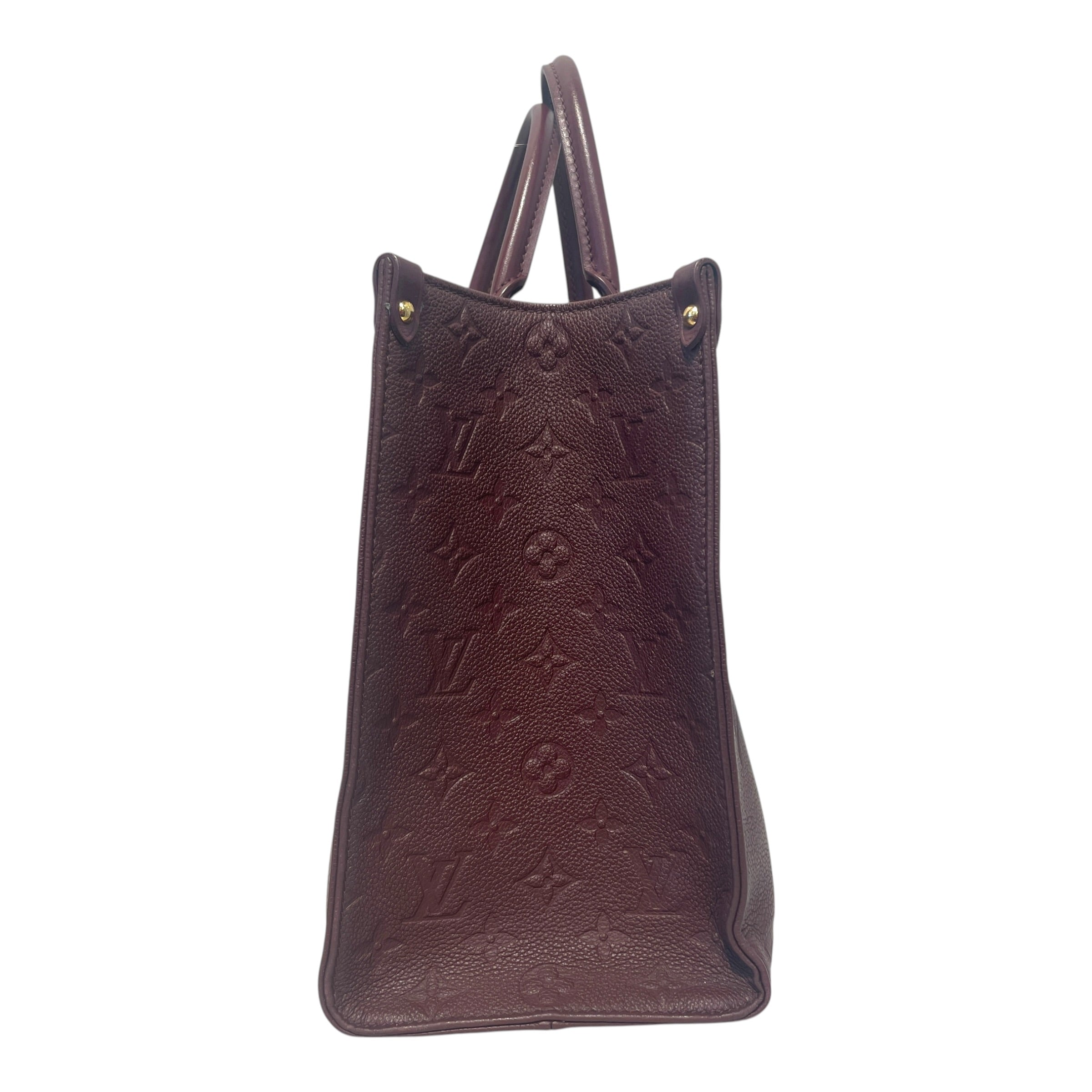 LOUIS VUITTON/Tote Bag/Monogram/Leather/BRD/OnThe Go MM view 2