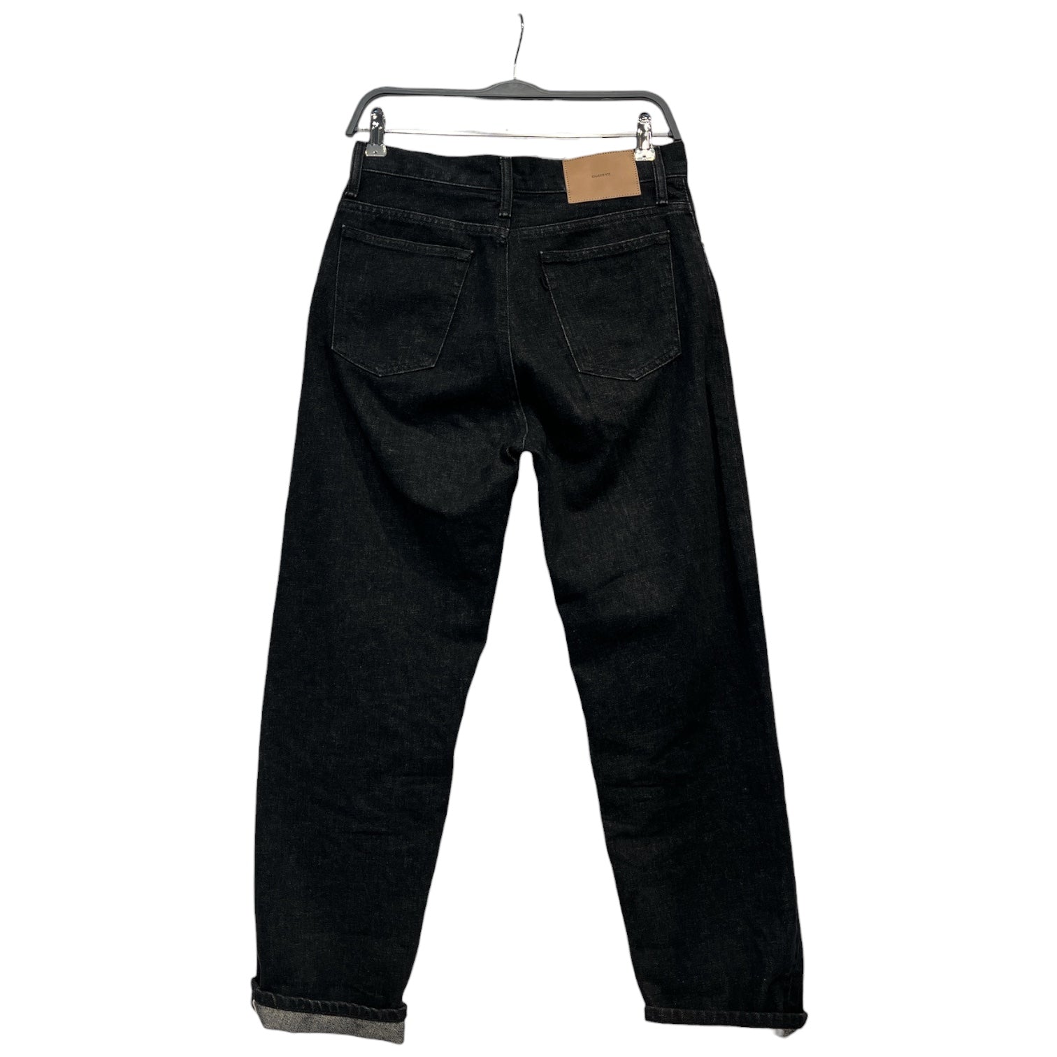 GALERIE VIE/Straight Pants/36/Denim/BLK/SELVEDGE DENIM view 2