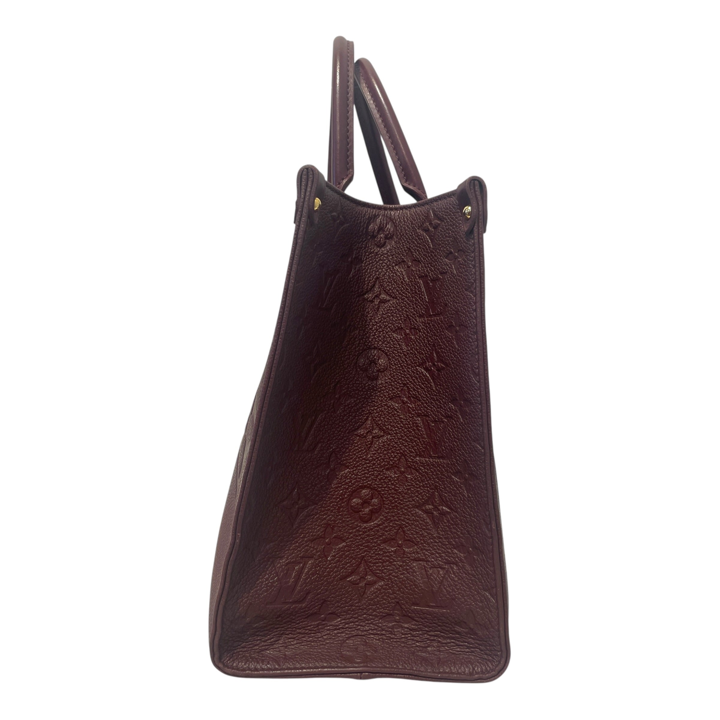 LOUIS VUITTON/Tote Bag/Monogram/Leather/BRD/OnThe Go MM view 4