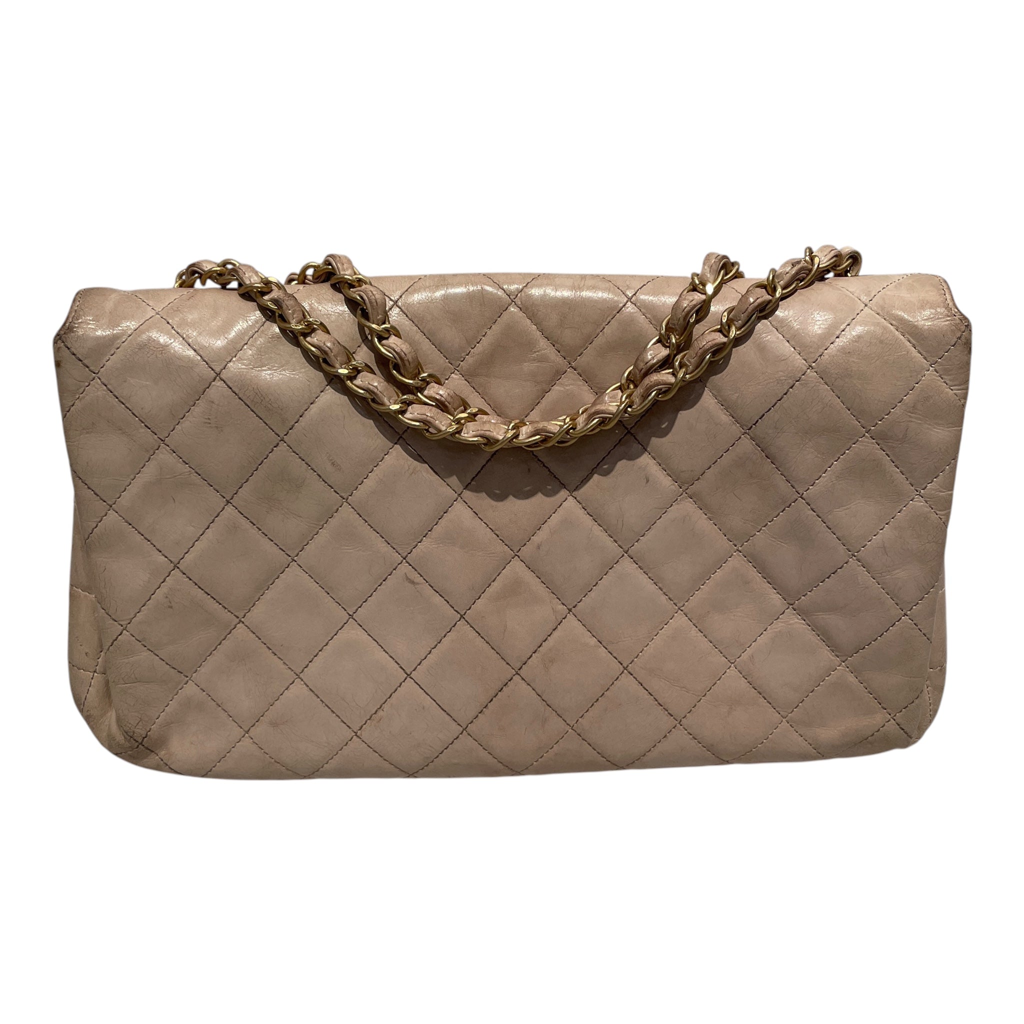 CHANEL/Hand Bag/Lambskin/BEG/flap bag view 2