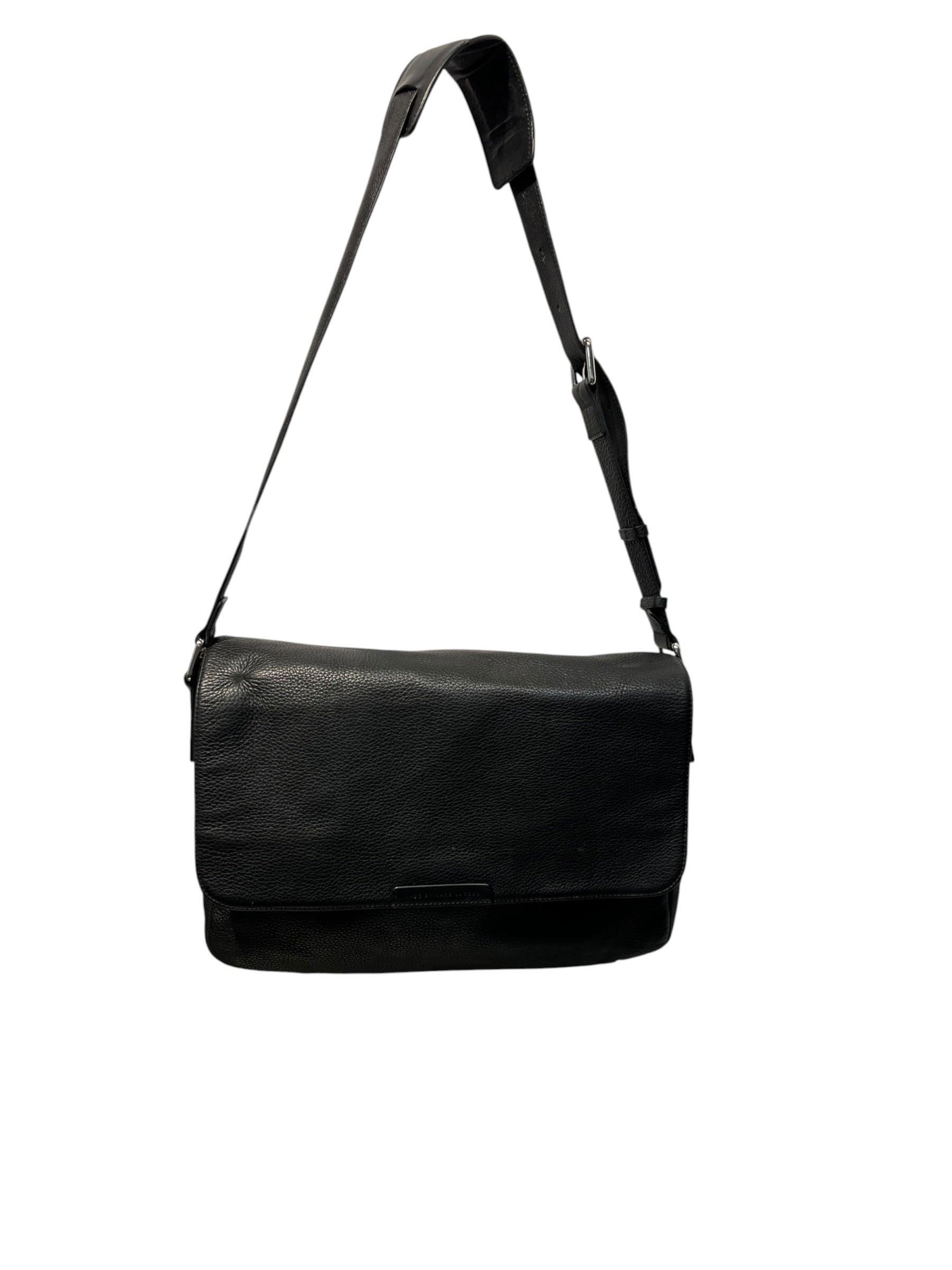 MARC BY MARC JACOBS/Cross Body Bag/Leather/BLK/MESSENGER view 1