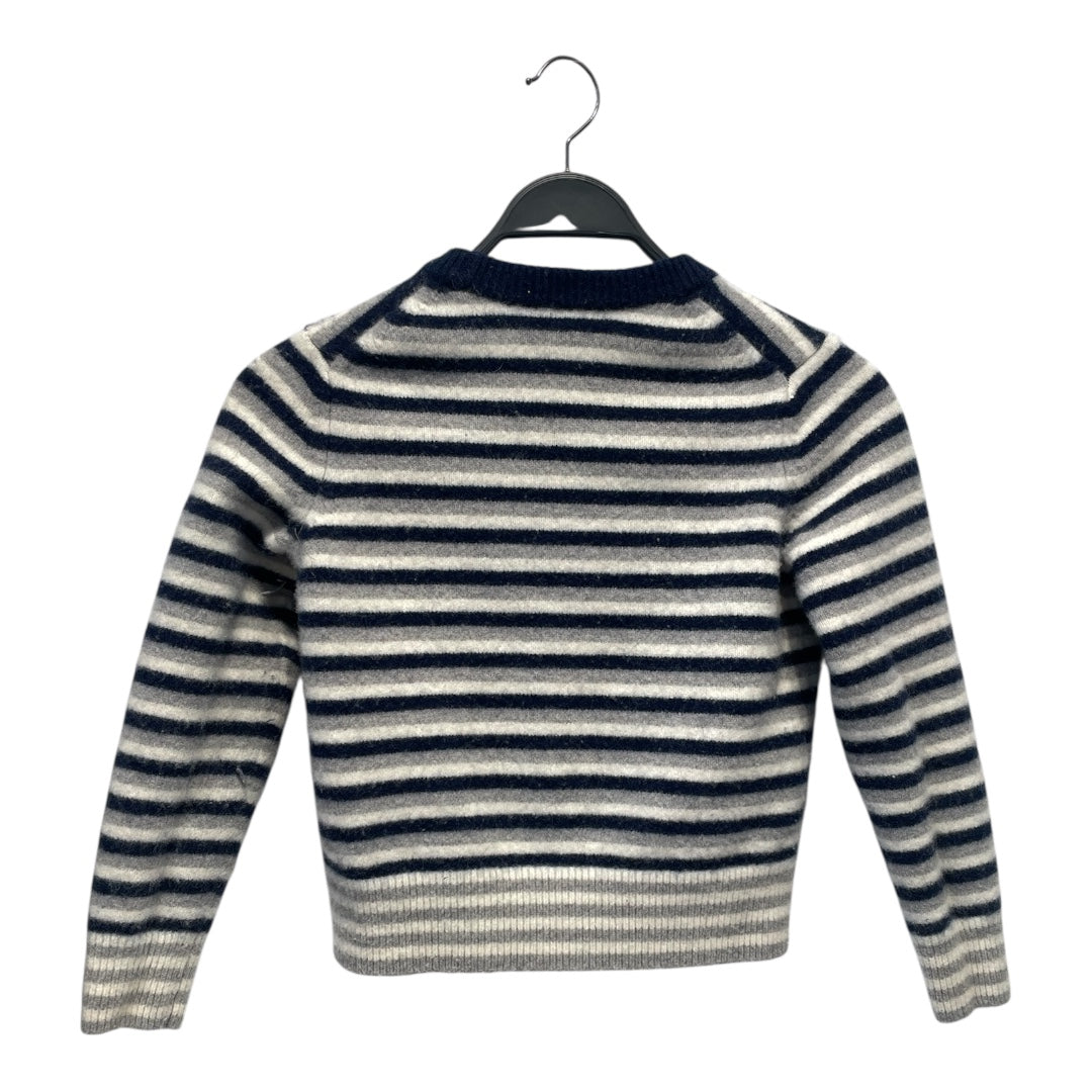MAISON KITSUNE/Sweater/S/Stripe/Wool/BLU/NW00804KM0329 view 2