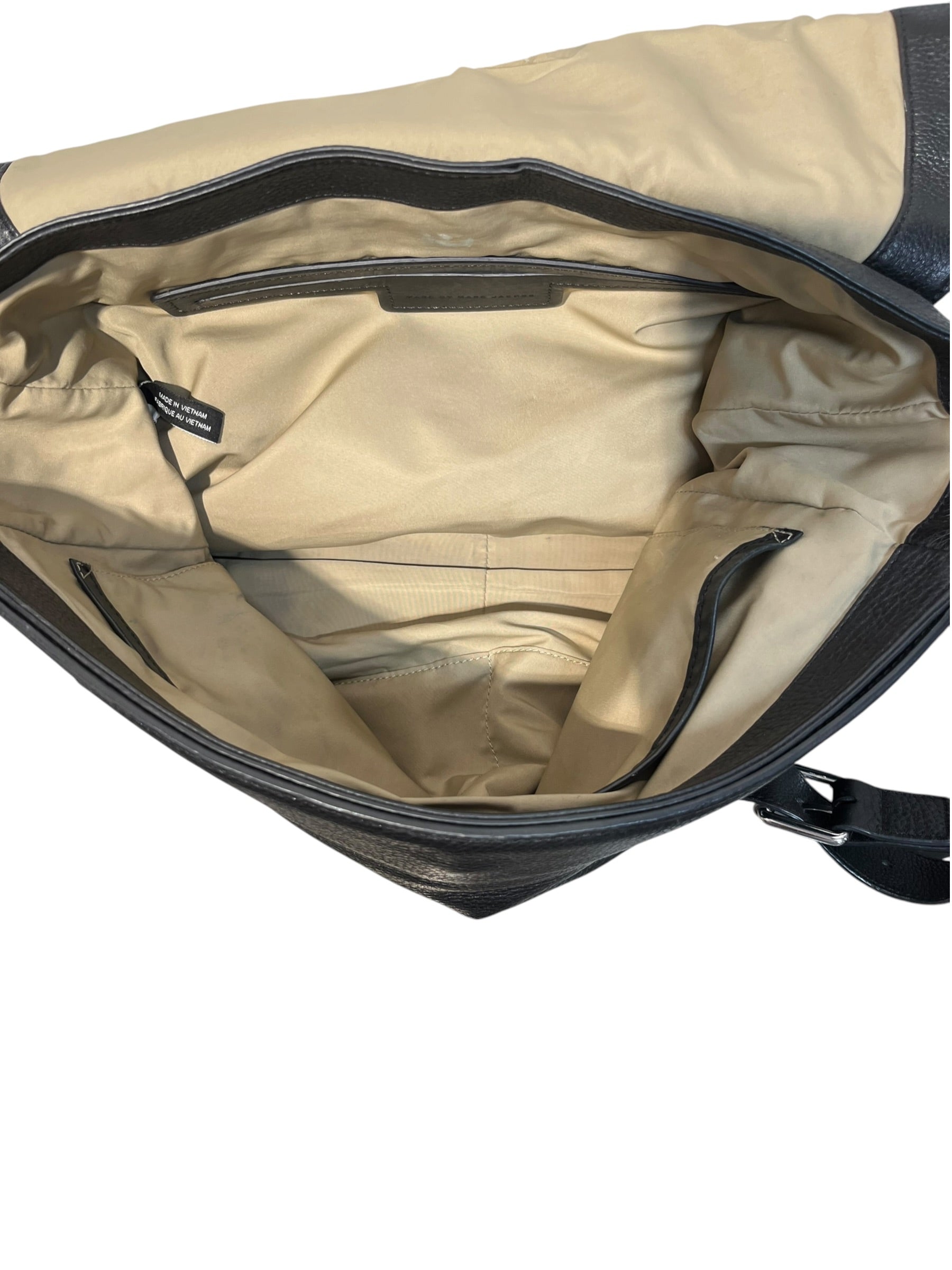 MARC BY MARC JACOBS/Cross Body Bag/Leather/BLK/MESSENGER view 3