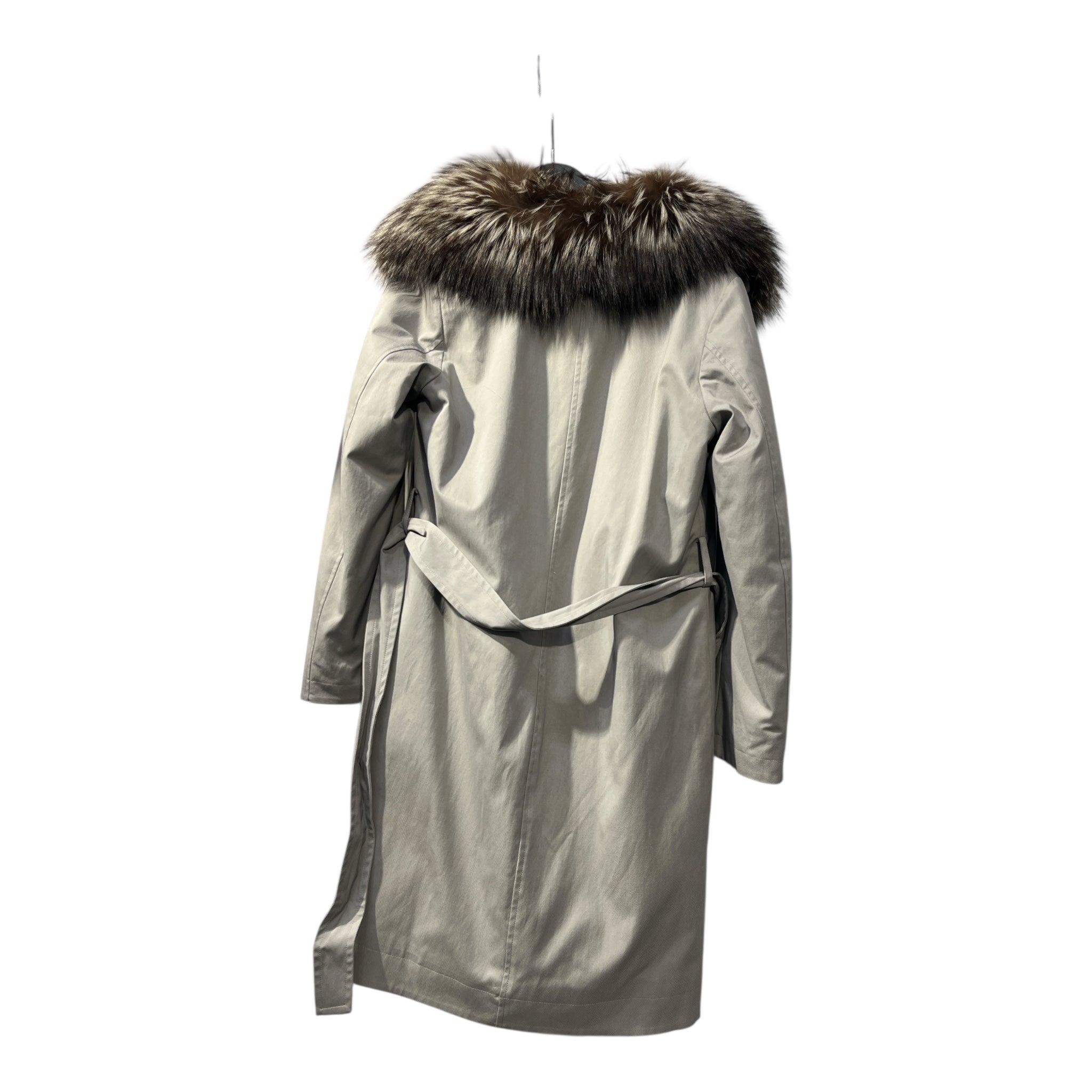 FABIANA FILIPPI/Trench Coat/40/Cotton/GRY/ view 2