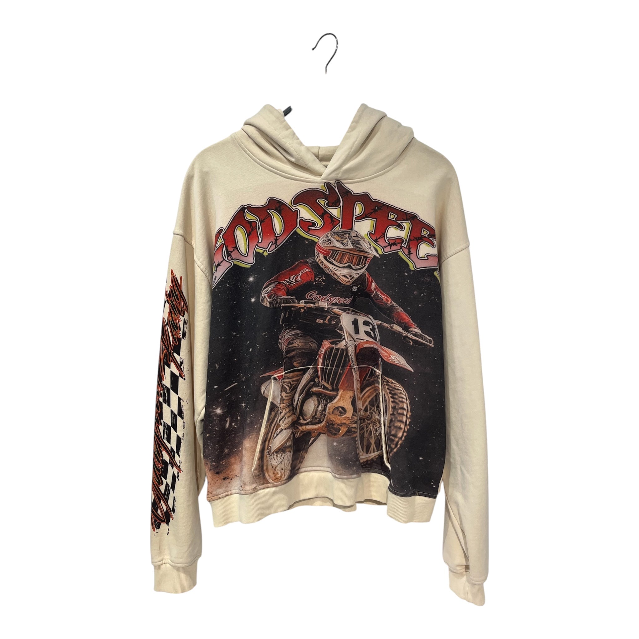 GODSPEED NEW YORK/Hoodie/M/Graphic/Cotton/CRM/128 of 444 view 1