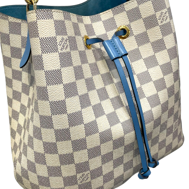 LOUIS VUITTON/Cross Body Bag/Plaid/Leather/WHT/Neonoe Azur blue – 2nd  STREET USA