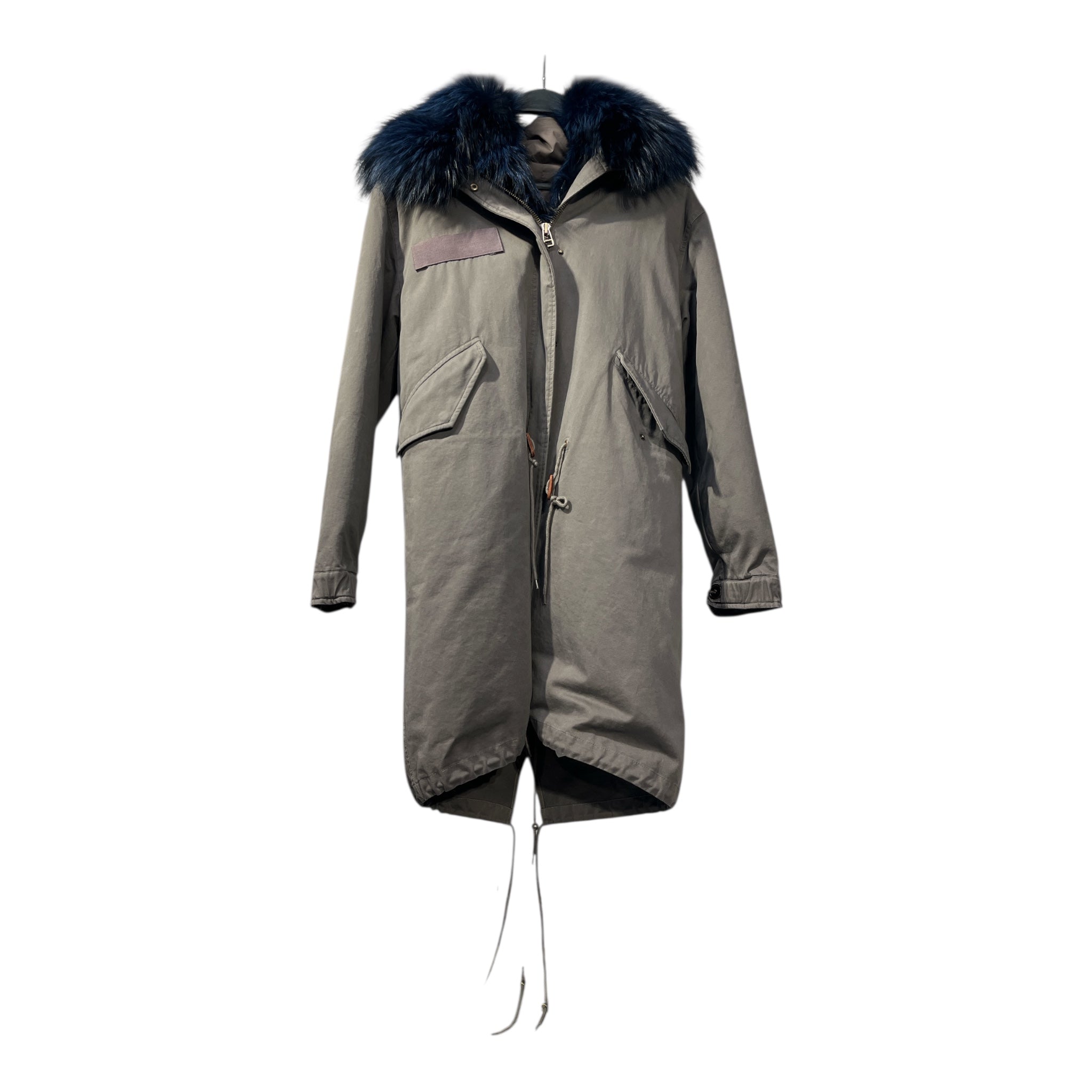 SAKS FIFTH AVENUE/Mod Parka/38/Polyester/GRY/ view 1