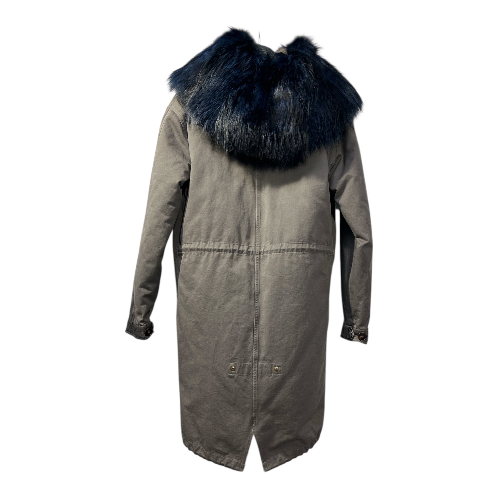 SAKS FIFTH AVENUE/Mod Parka/38/Polyester/GRY/ view 2