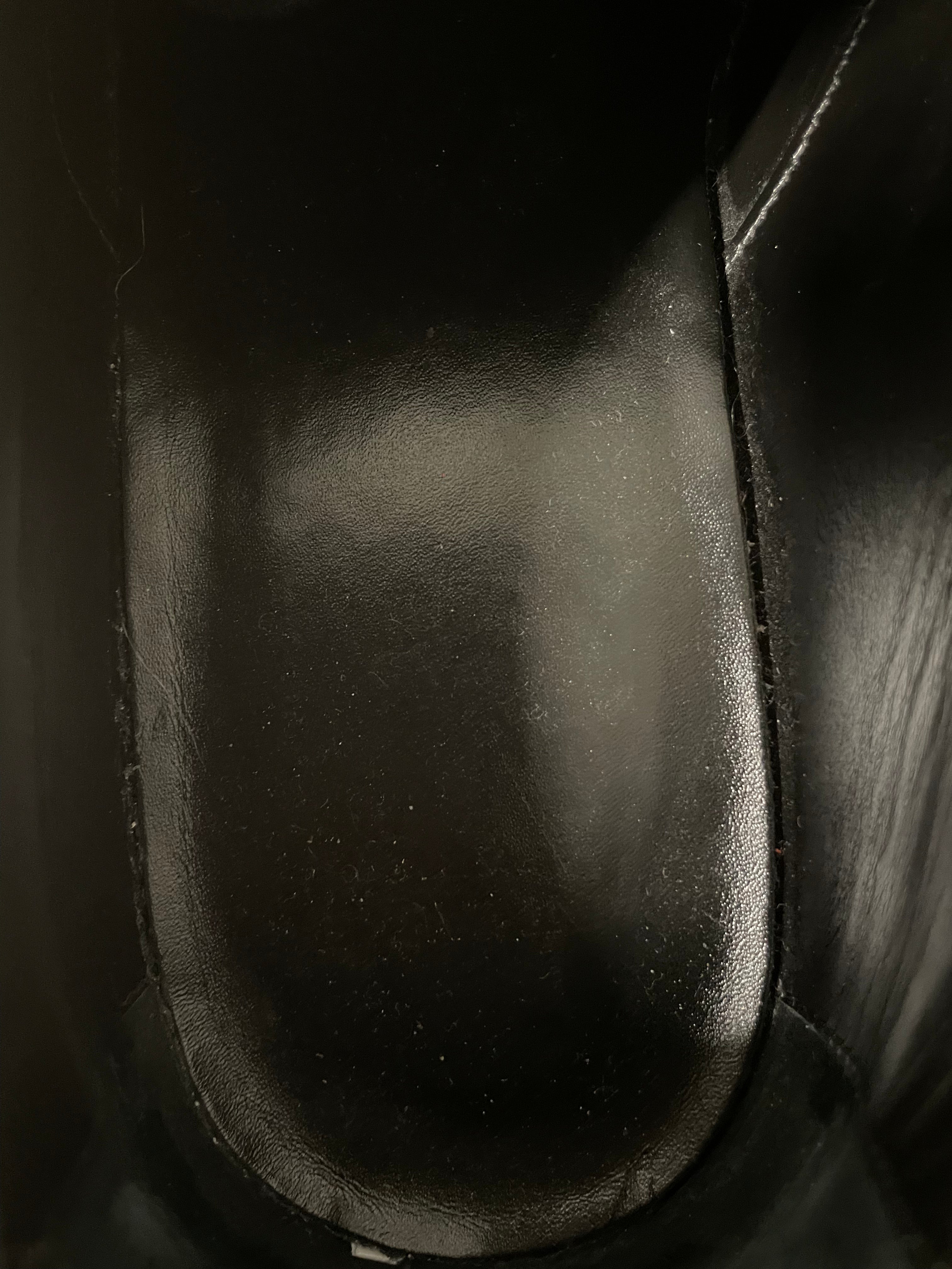 SAINT LAURENT/Dress Shoes/EU 41/Leather/BLK/703738 41 view 3