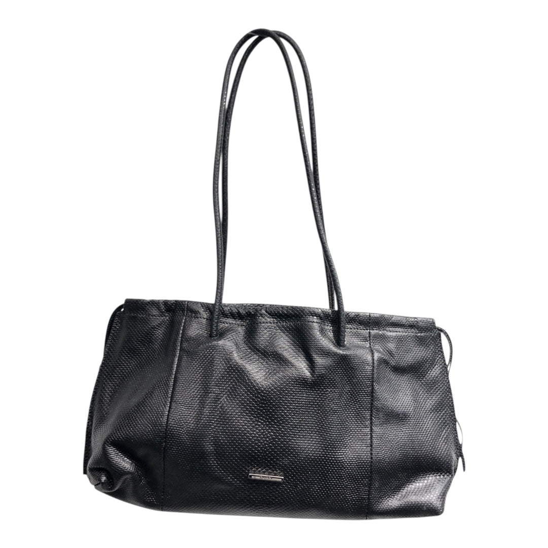 GUCCI/Hand Bag/Leather/BLK/tom ford snakeskin embossed view 1