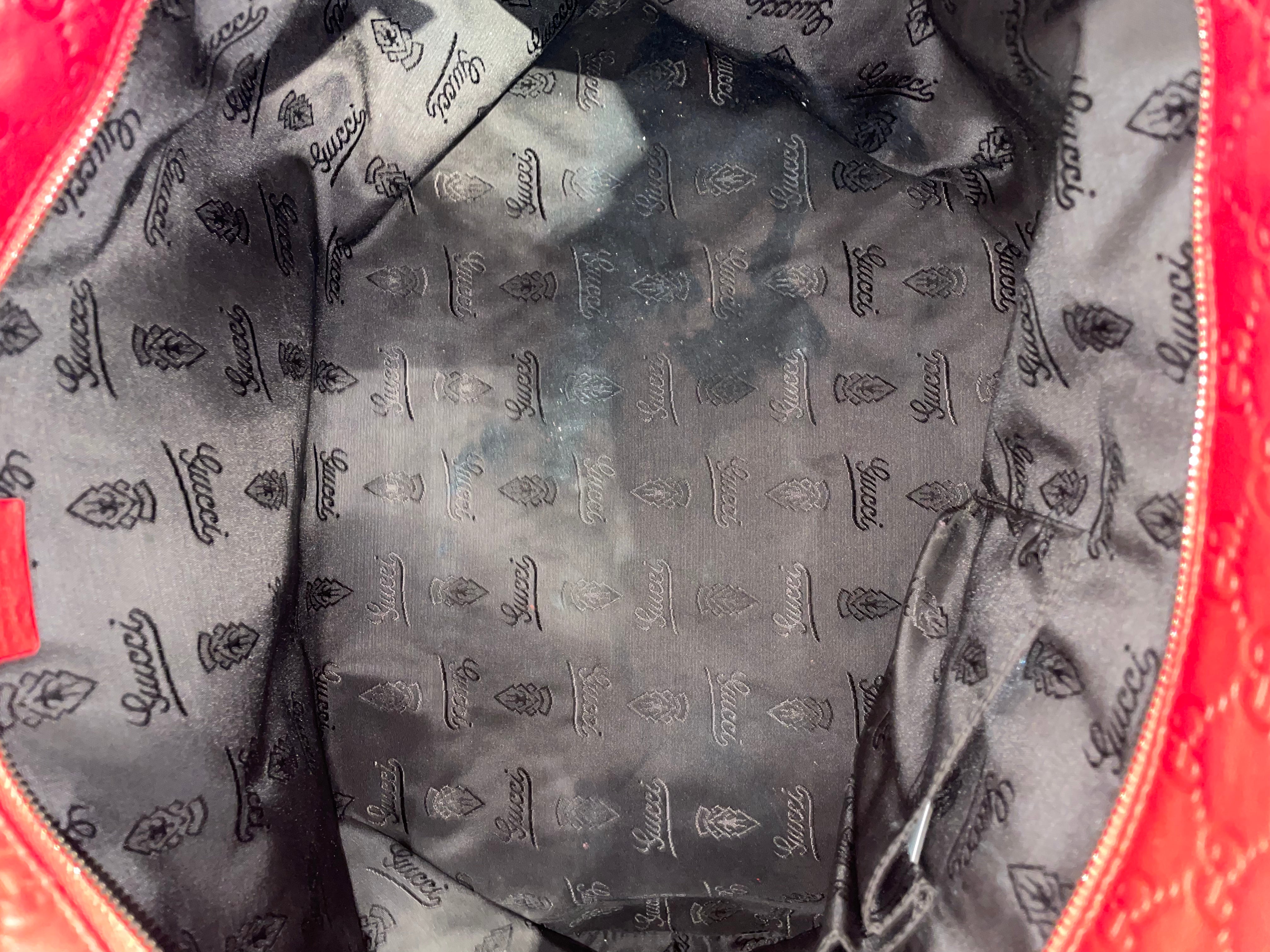 GUCCI/Tote Bag/Monogram/Leather/RED/211120213048 view 5