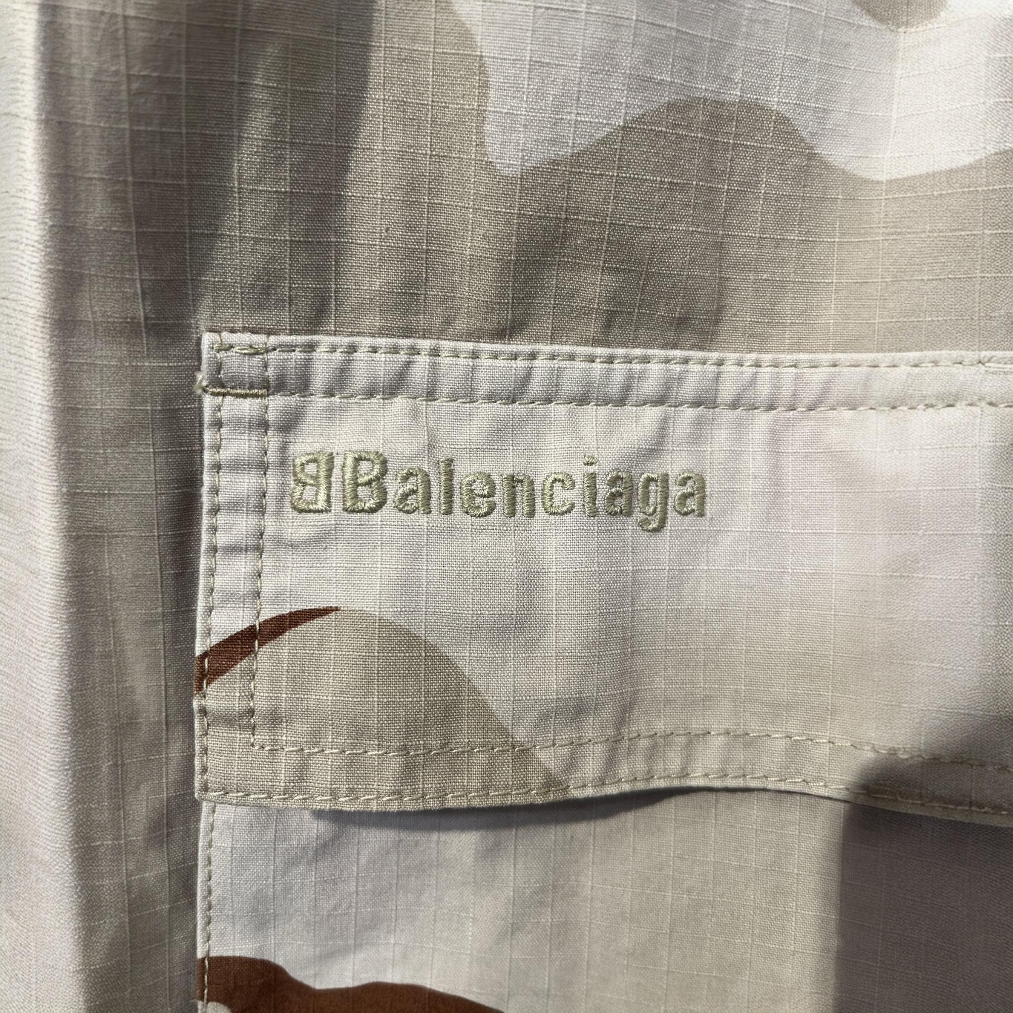 BALENCIAGA/Military Jkt/41/Cotton/BRW/All Over Print/ARMY view 4